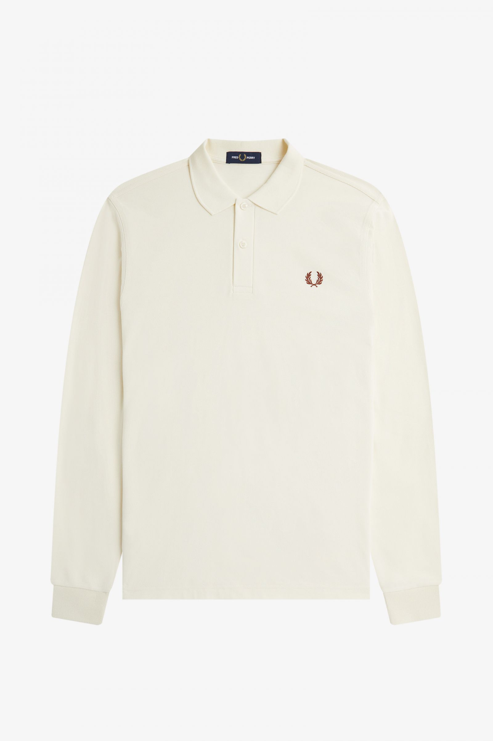 The Fred Perry ShirtM6006 Ecru Whisky Brown 7038669