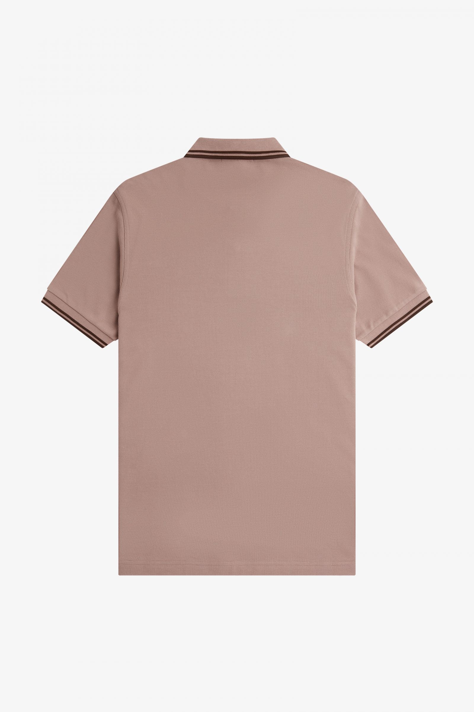 The Fred Perry ShirtM3600 Dark Pink / Burnt Tobacco / Burnt Tobacco 7038553