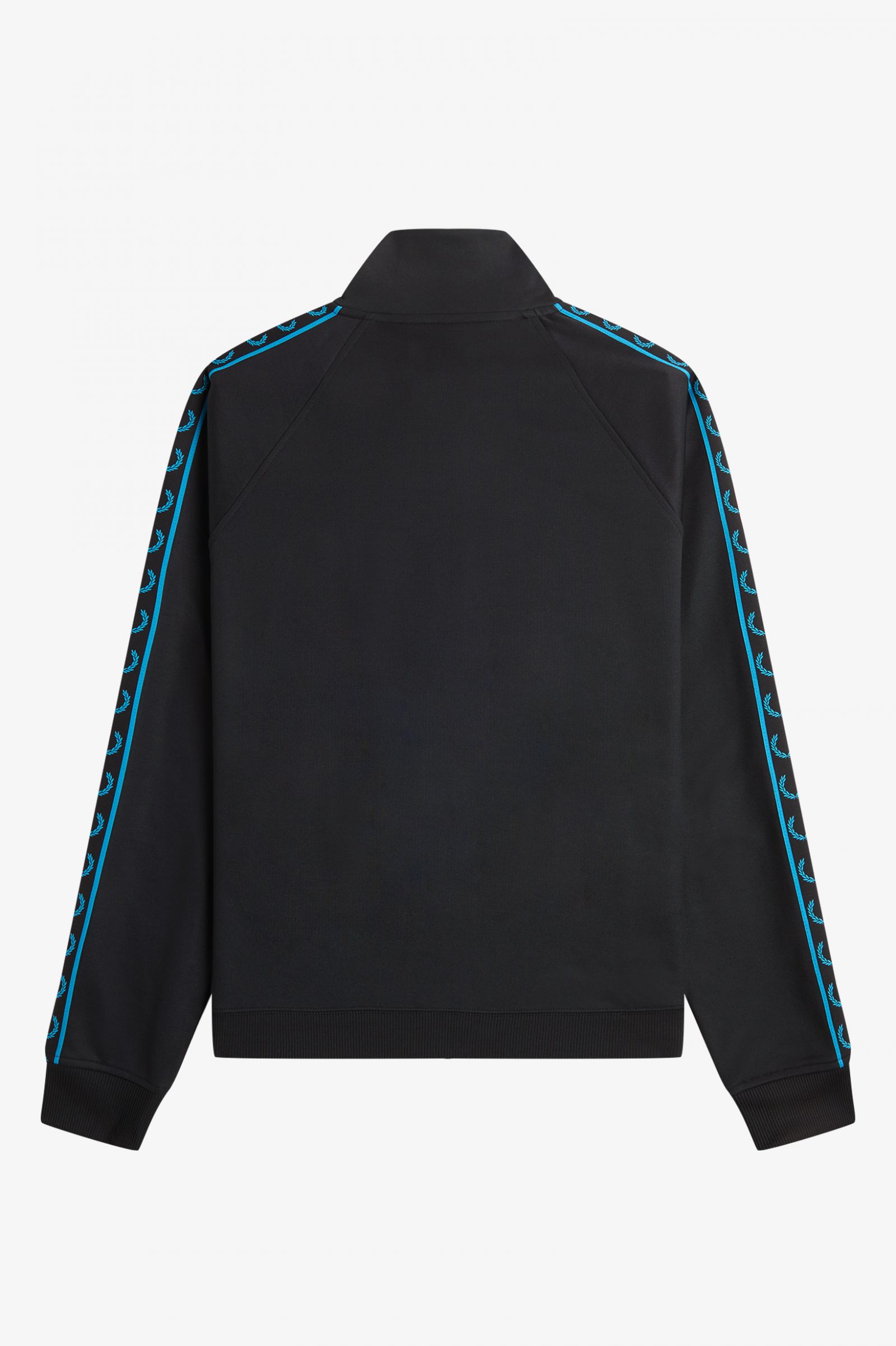 Contrast Tape Track Jacket Black / Cyber Blue 7039117
