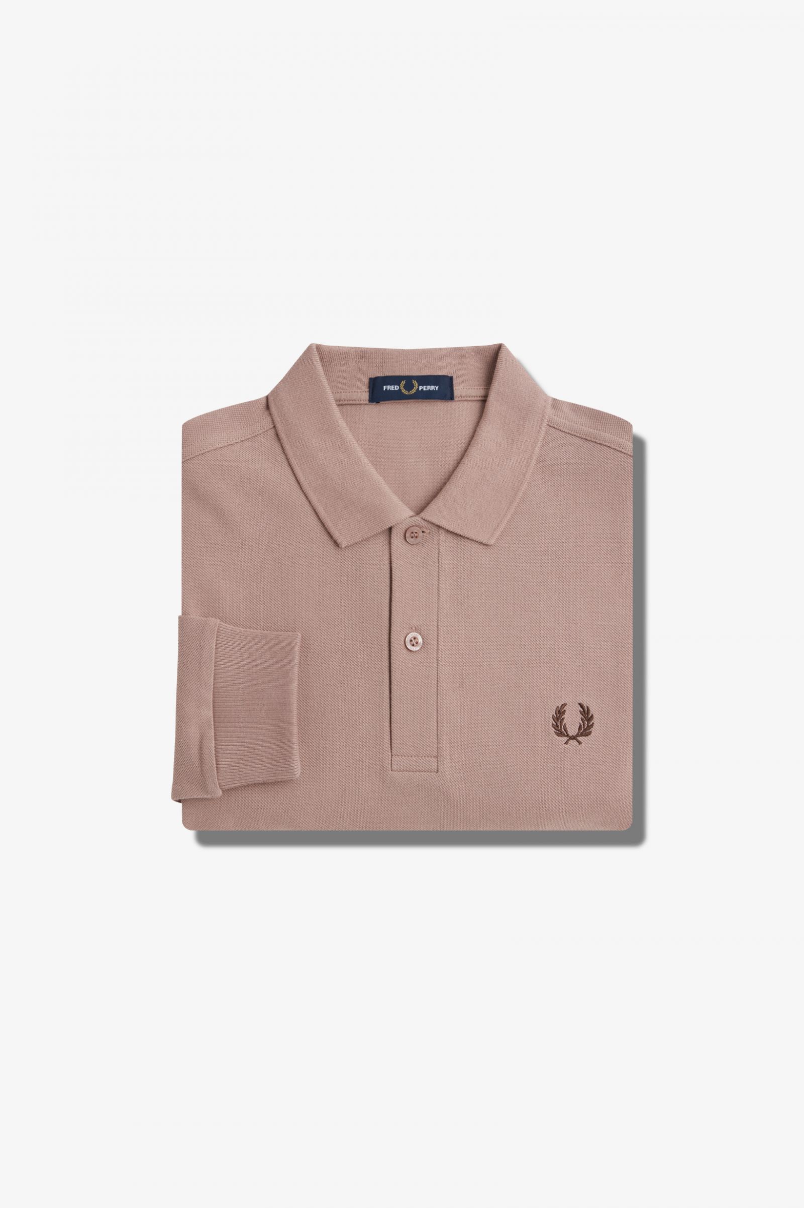 The Fred Perry ShirtM6006 Dark Pink / Burnt Tobacco 7038608