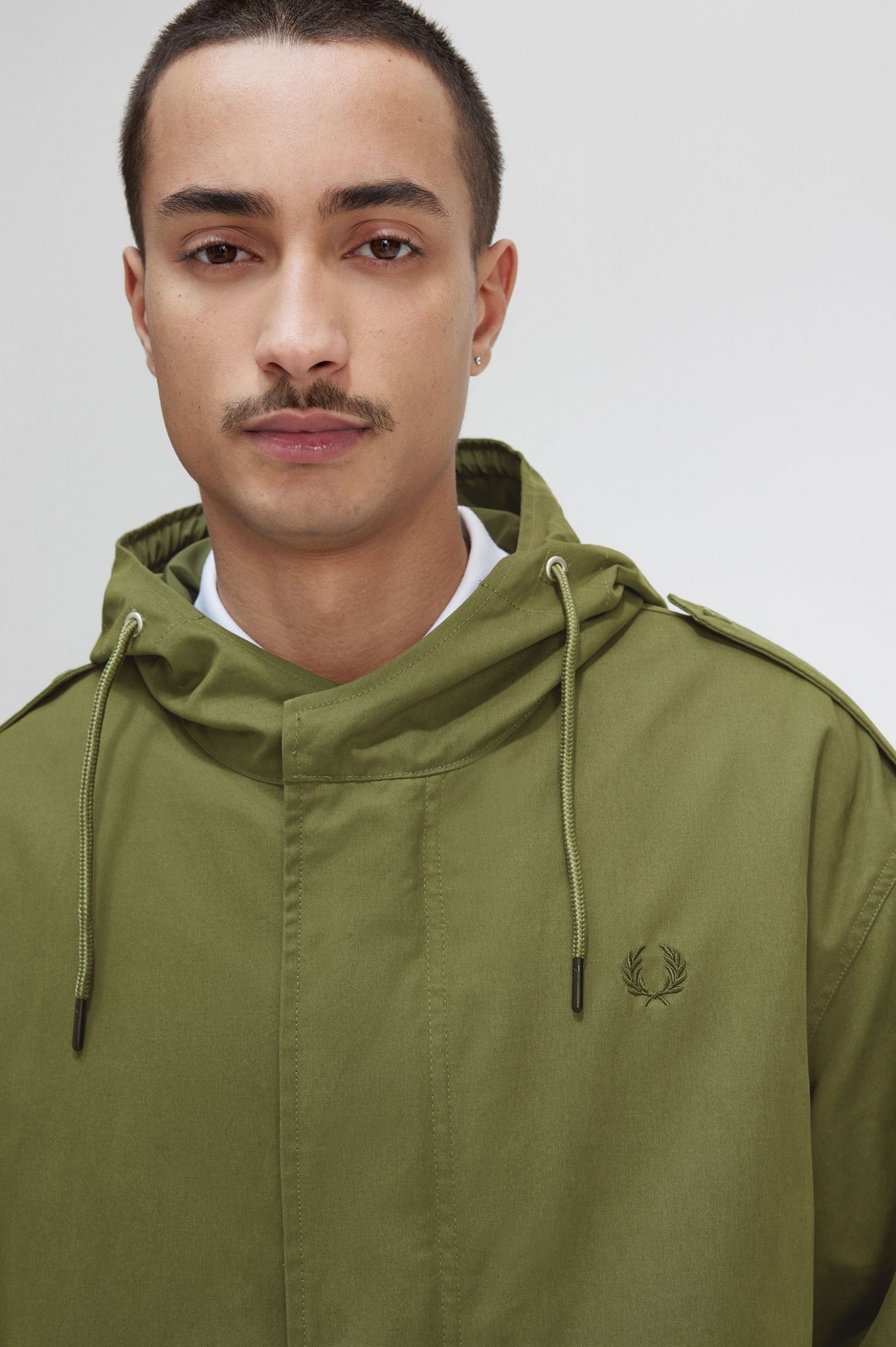 Faux Fur Lined Parka Parka Green 7038290