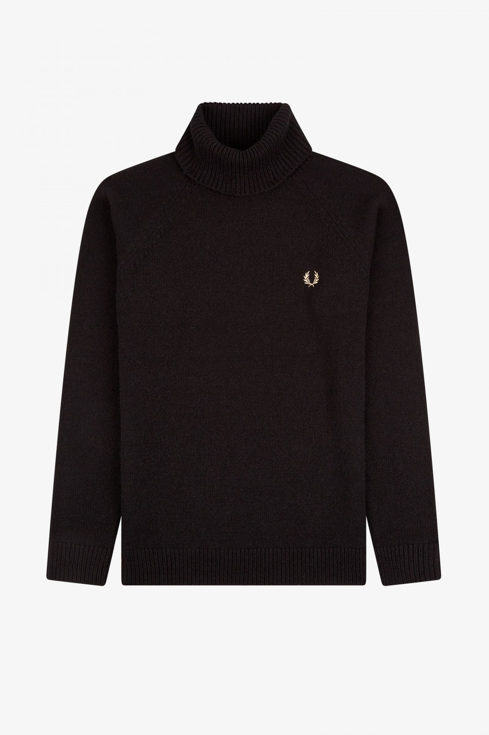 Made In EnglandRoll Neck Jumper Navy / Snow White 7037825