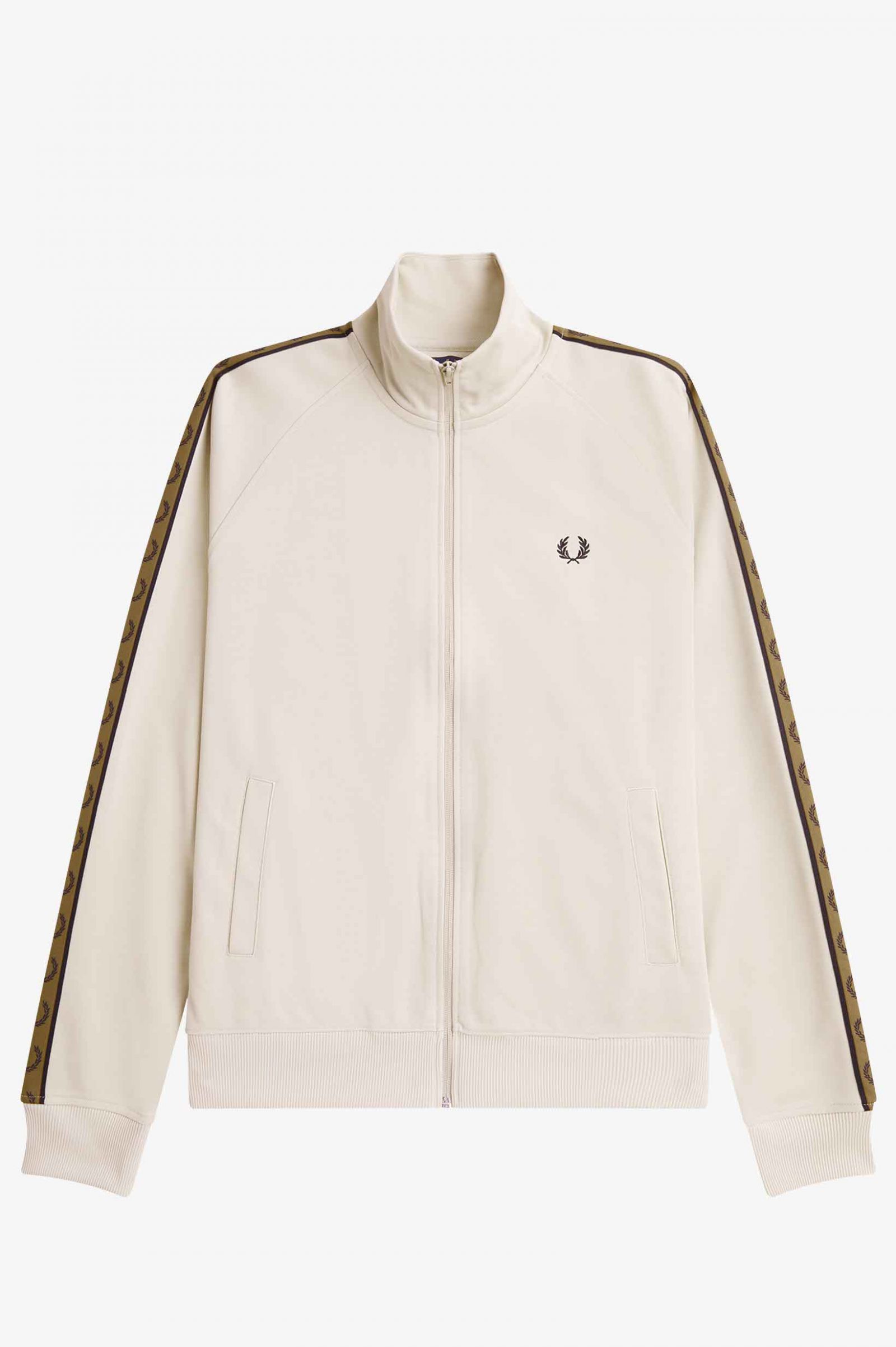 Contrast Tape Track Jacket Oatmeal / Shaded Stone 7039127