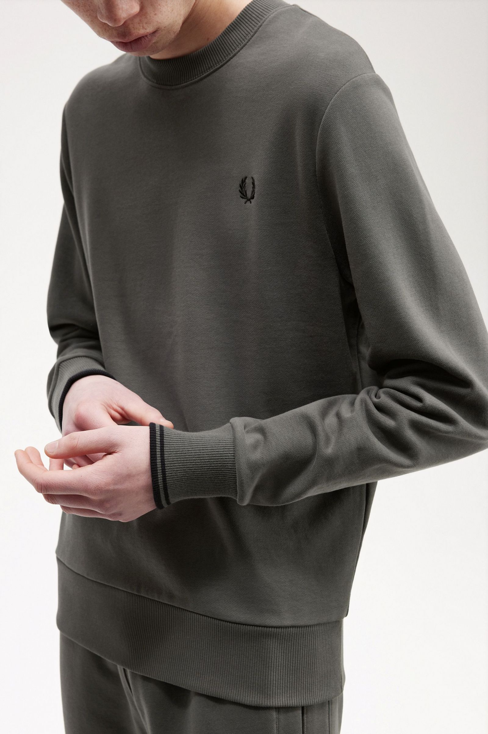 Crew Neck Sweatshirt Field Green 7038866