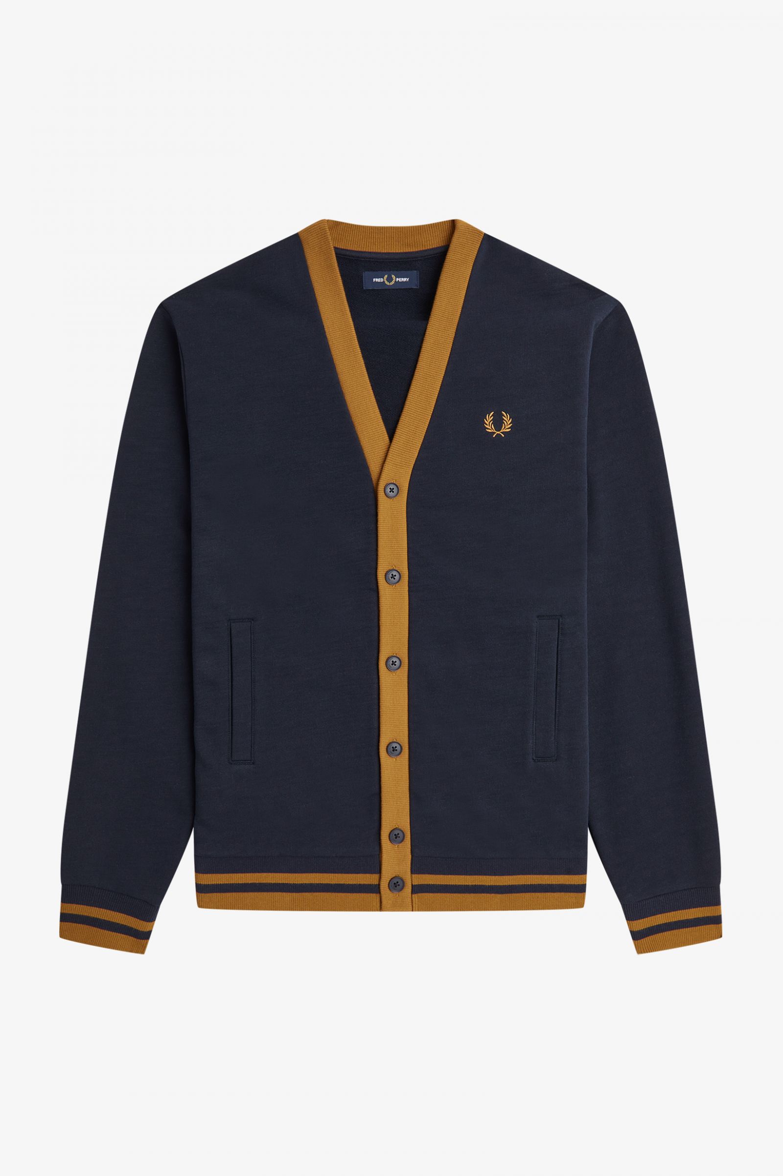 Button Through Sweatshirt Navy 7038856