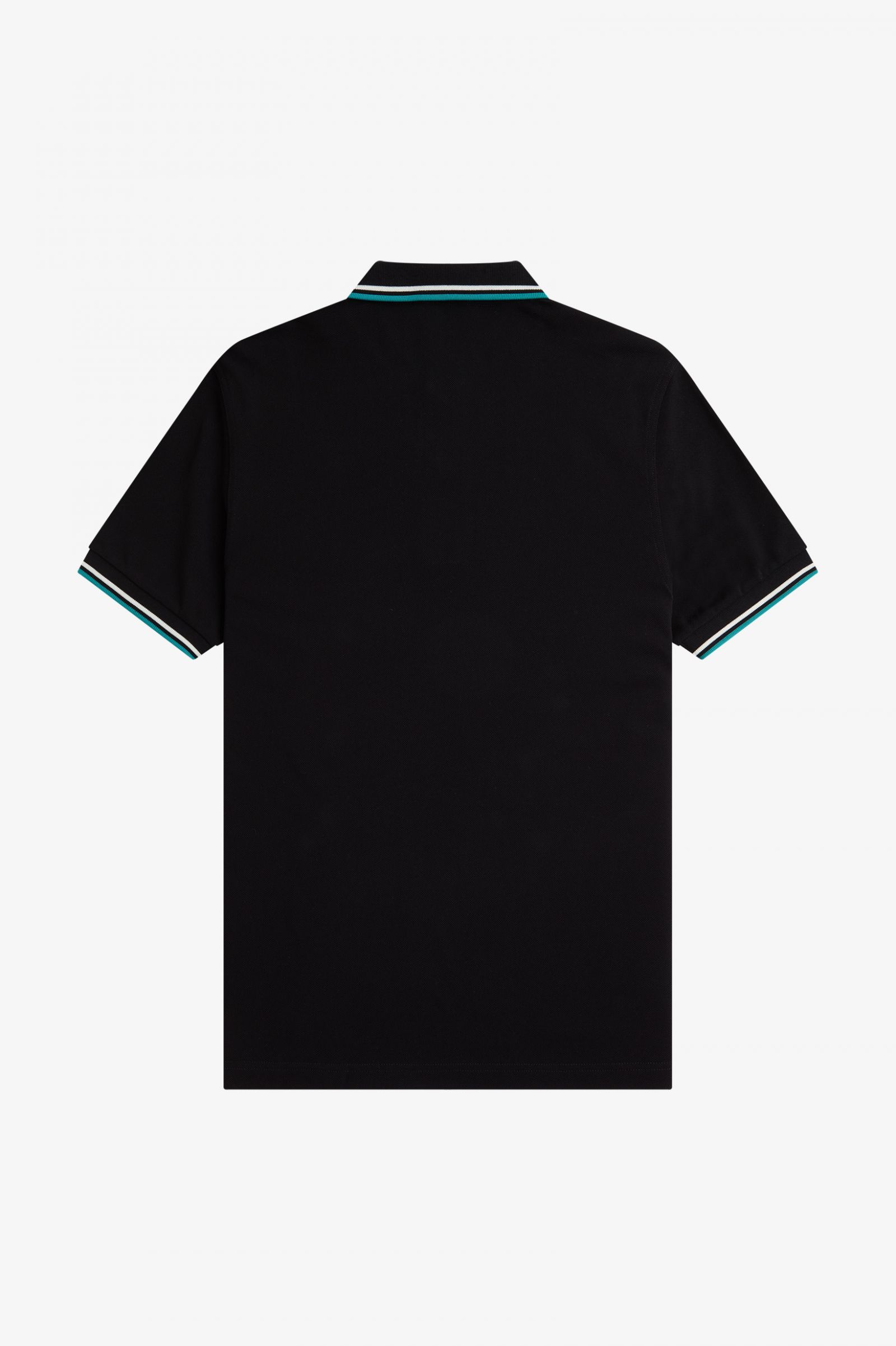 The Fred Perry ShirtM3600 Black / Ecru / Deep Mint 7038550