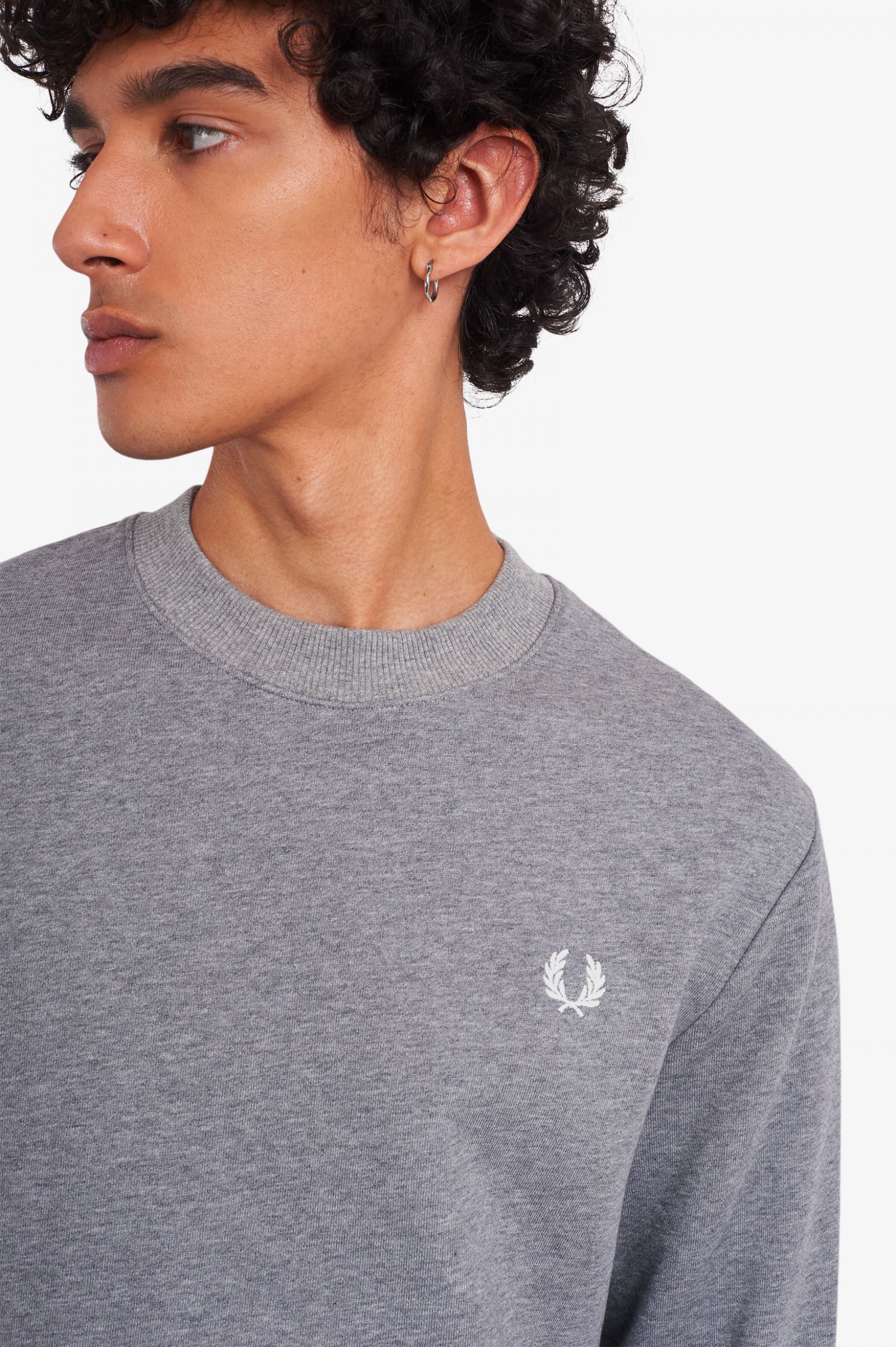 Crew Neck Sweatshirt Steel Marl 7038839