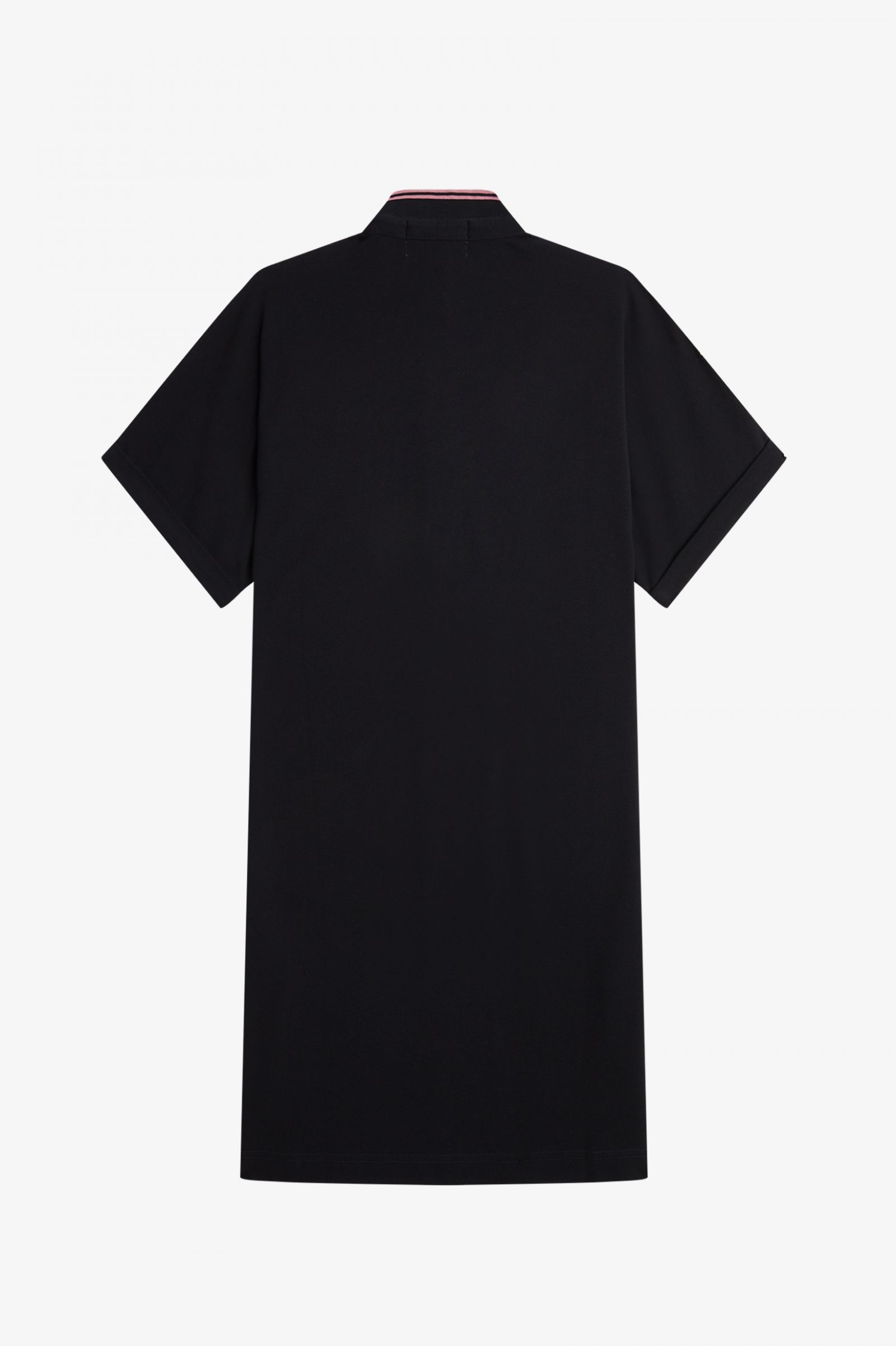 Amy Winehouse FoundationTipped Piqué Shirt Dress Black 7039306