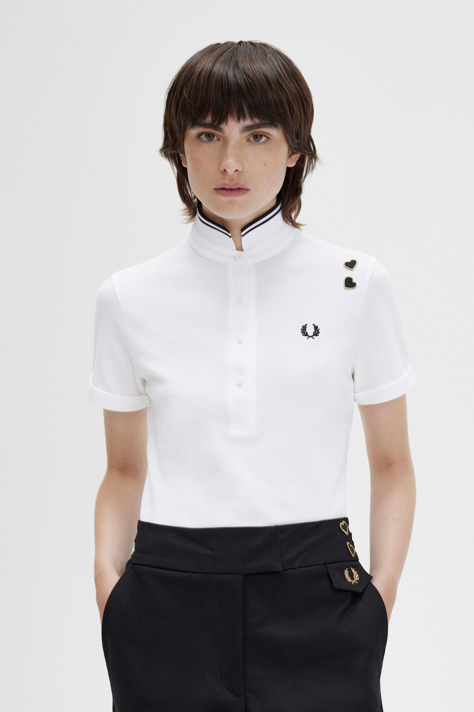 Amy Winehouse FoundationAmy Fred Perry Shirt White 7039406