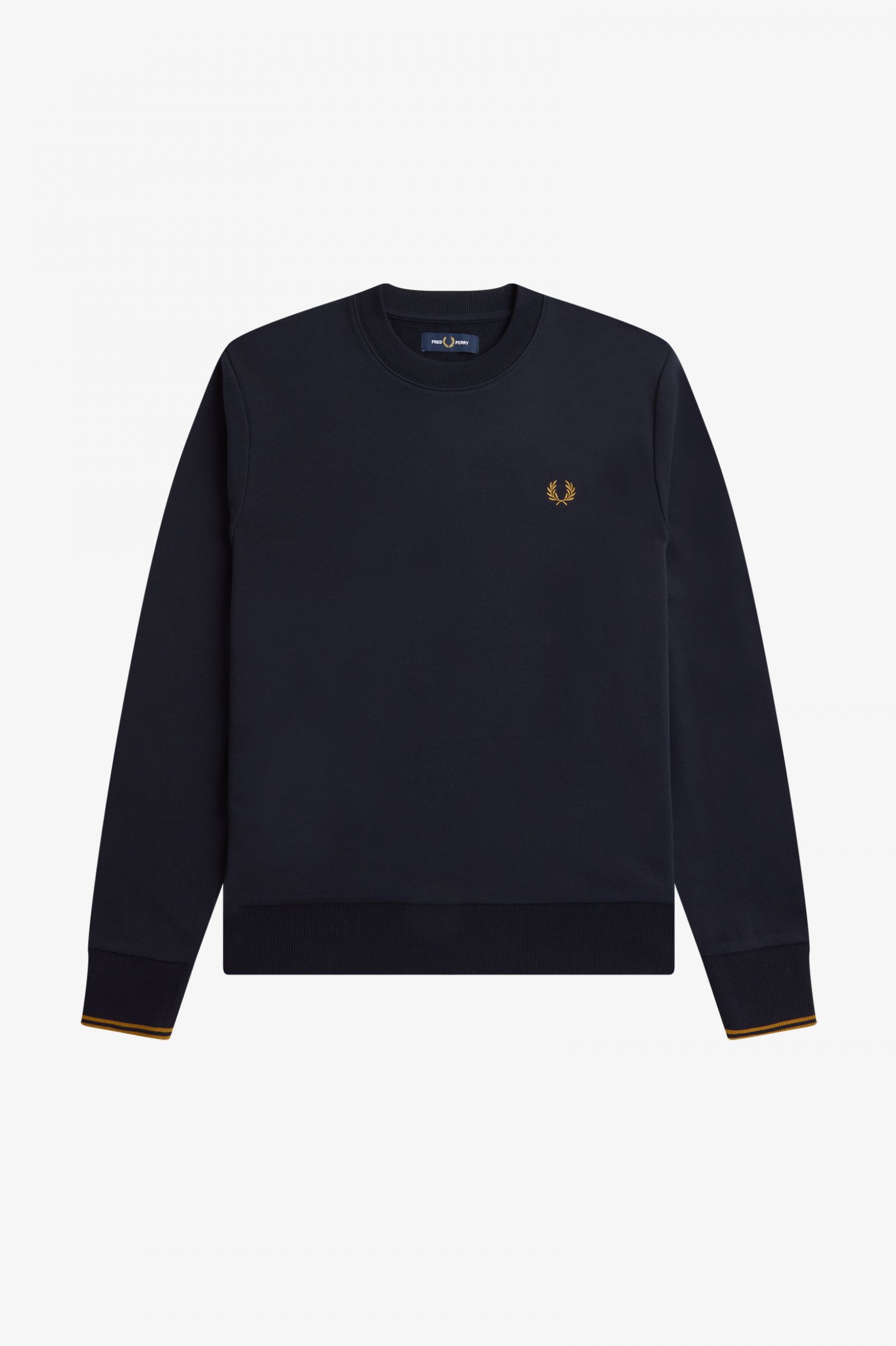 Crew Neck Sweatshirt Navy / Dark Caramel 7038865