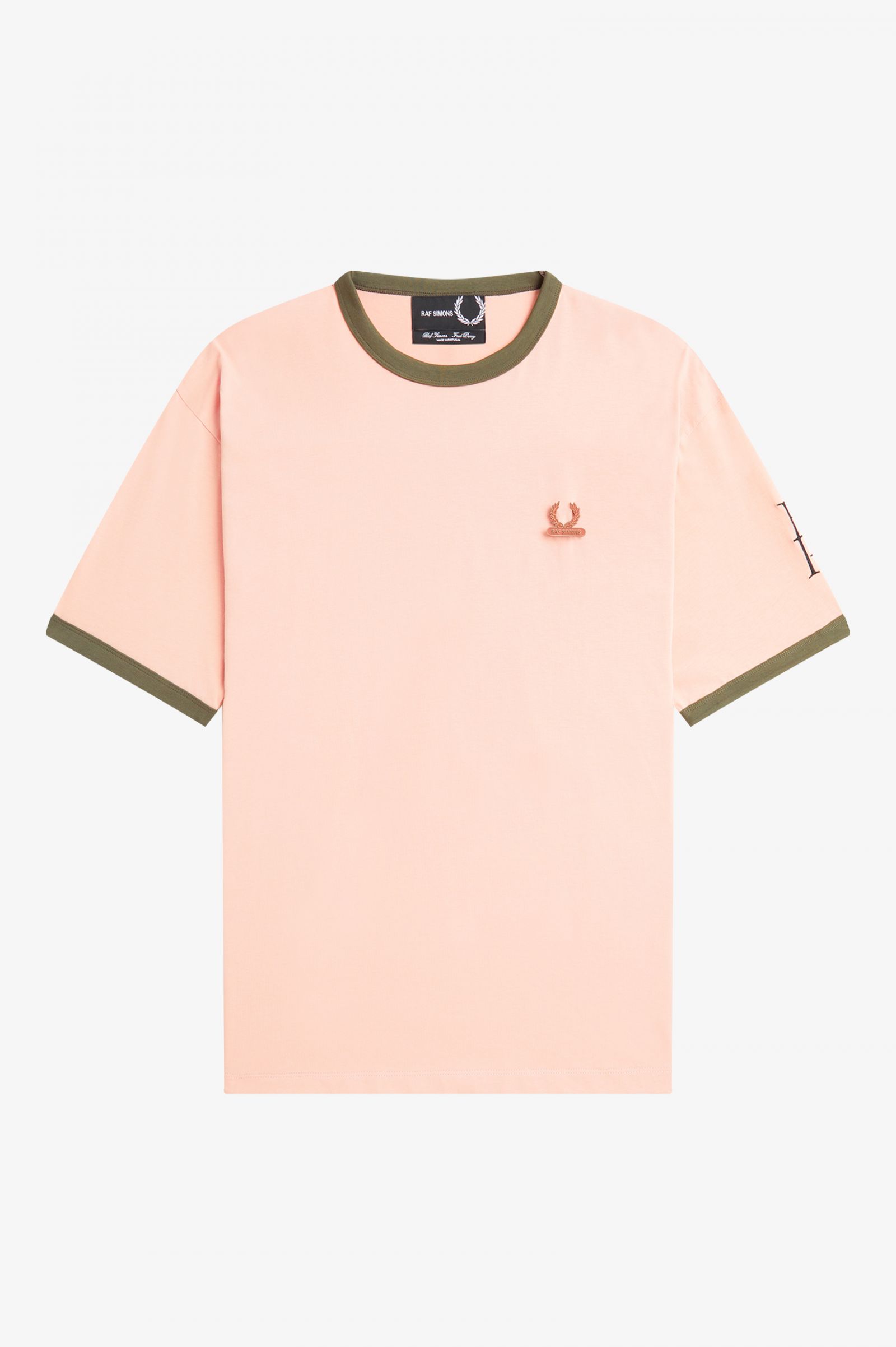 Raf SimonsContrast Trim Relaxed T-Shirt Light Misty Rose 7038622