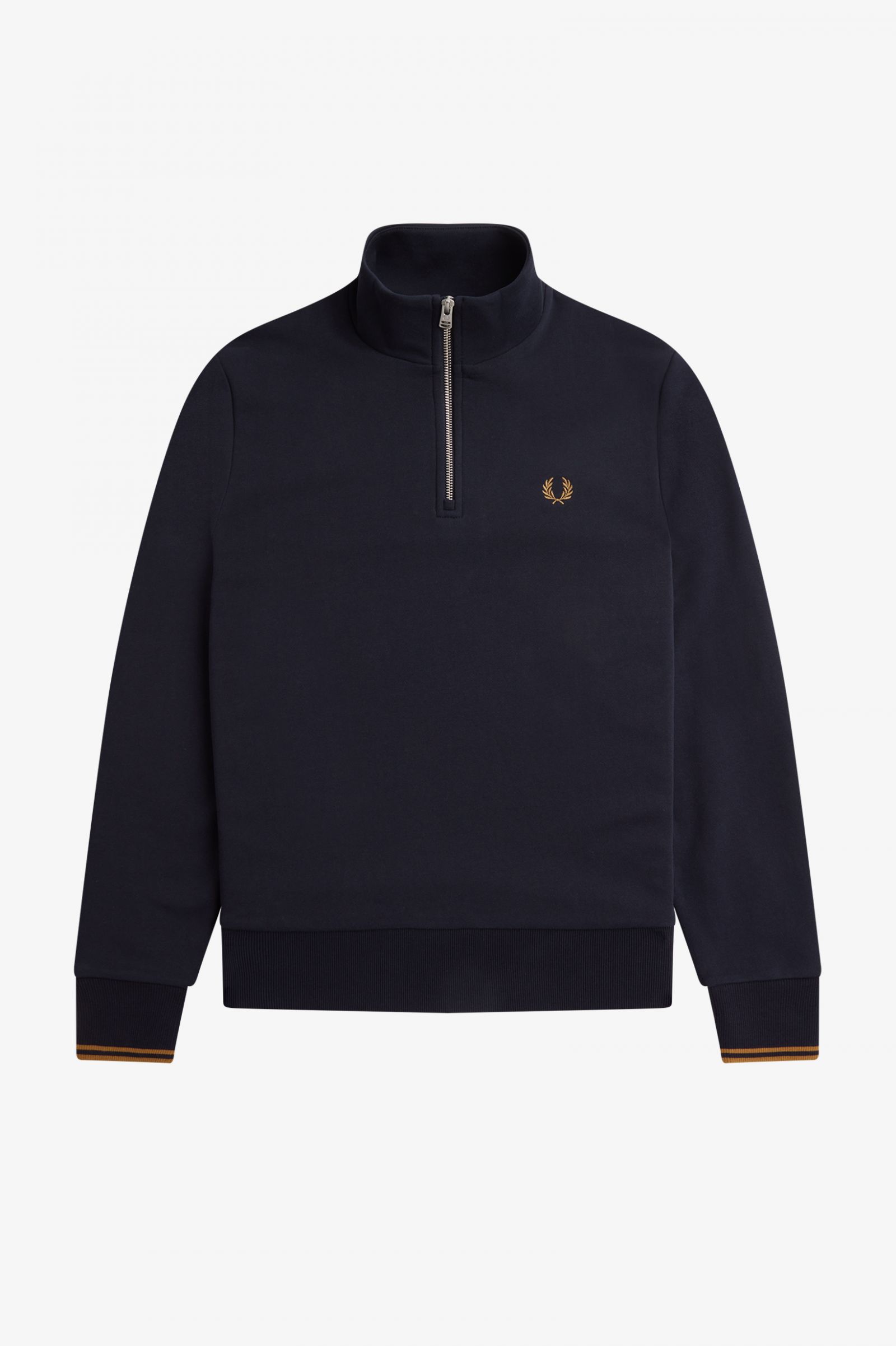 Half Zip Sweatshirt Navy / Dark Caramel 7038838