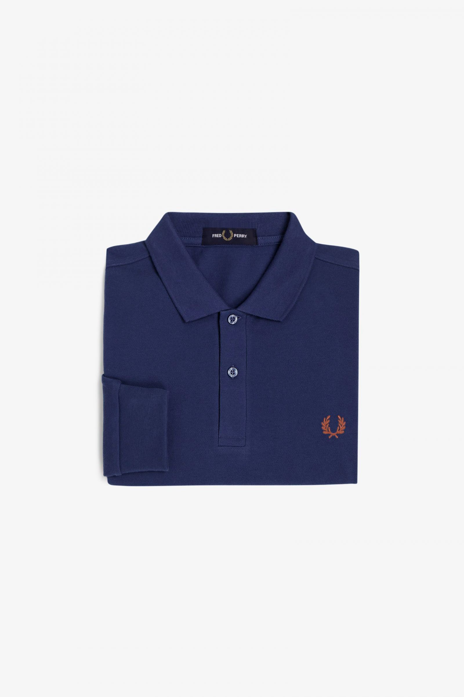 The Fred Perry ShirtM6006 French Navy / Whisky Brown 7038404