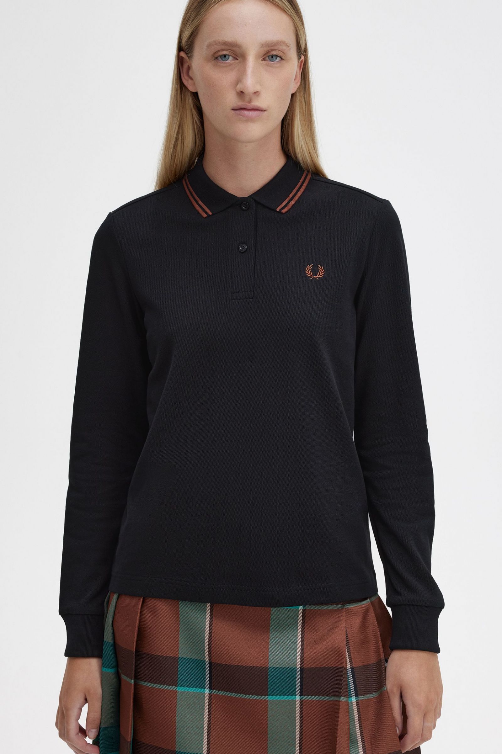 The Fred Perry ShirtG3636 Black / Whisky Brown / Whisky Brown 7039460