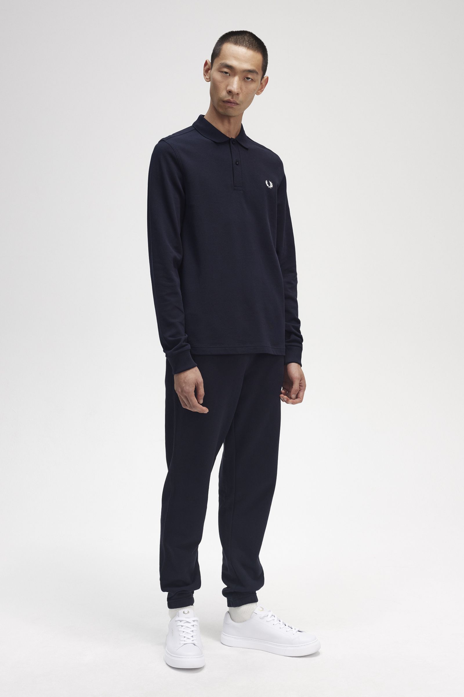 The Fred Perry ShirtM6006 Navy / White 7038546