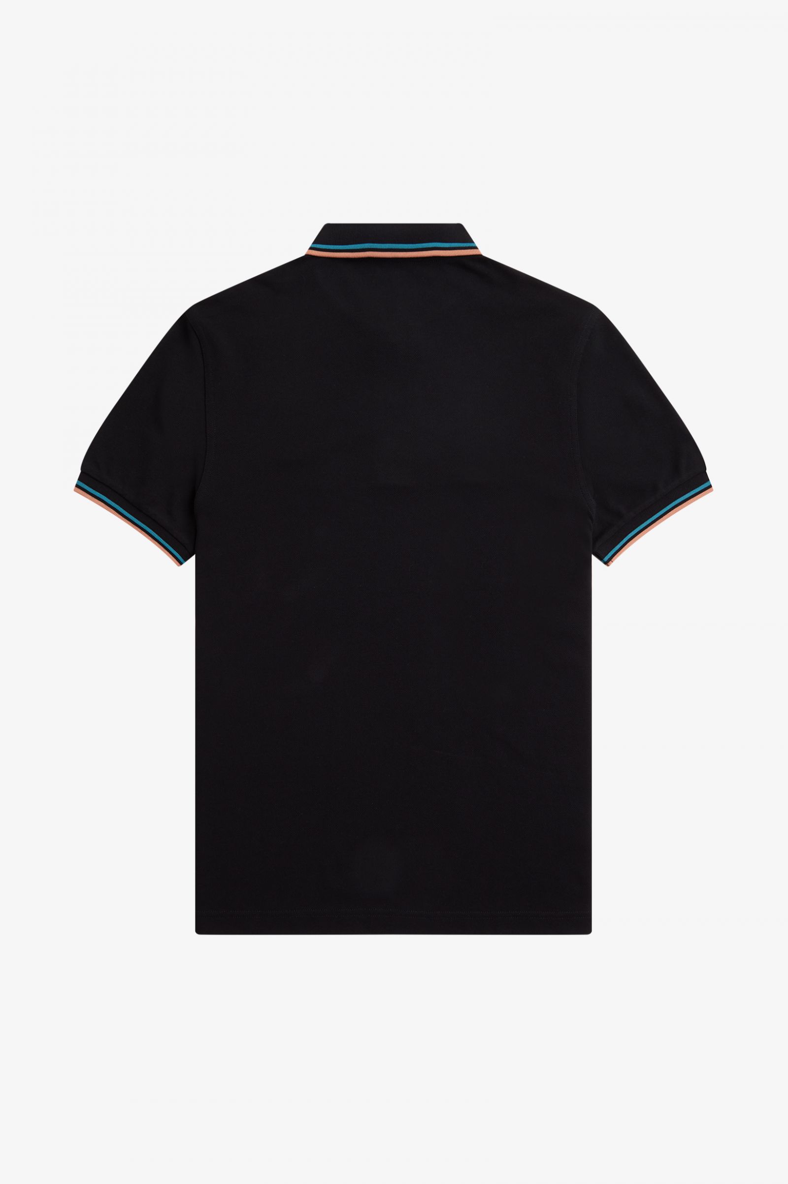 The Fred Perry ShirtM3600 Black / Cyber Blue / Light Rust 7038999