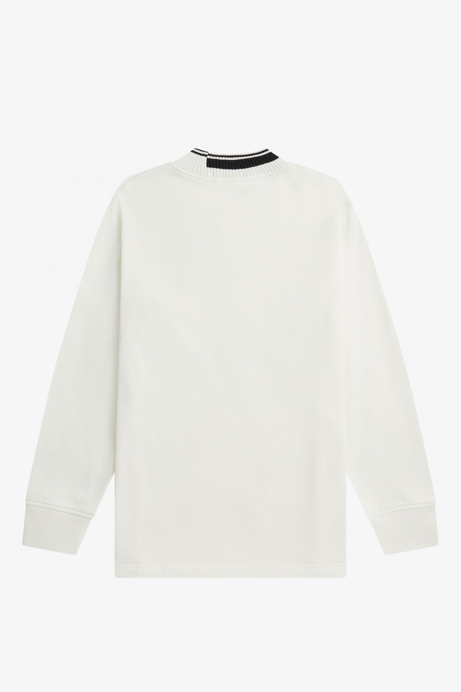 Tipped Trim Sweatshirt Snow White 7039419