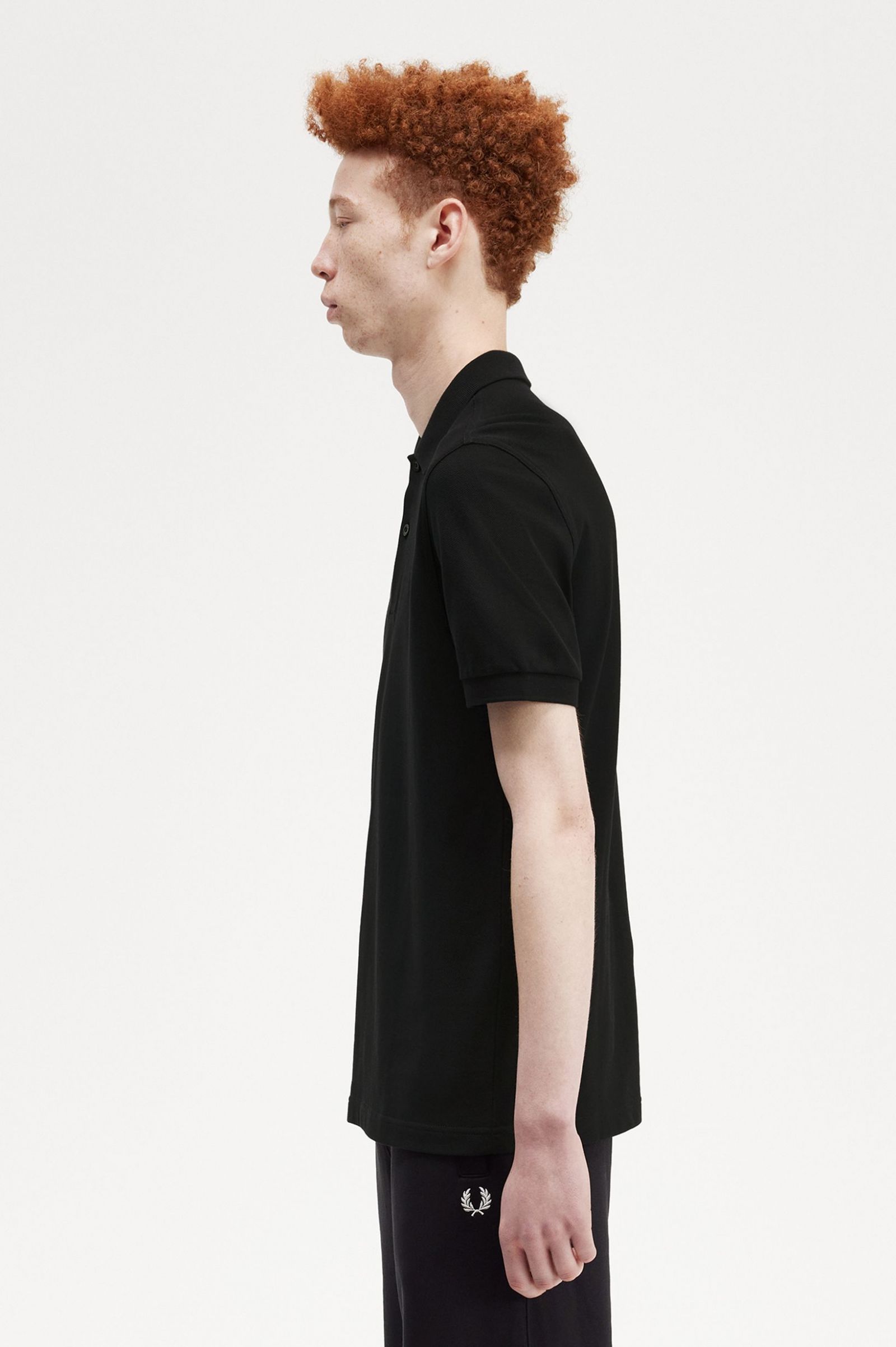The Fred Perry ShirtM6000 Black / Field Green 7039067