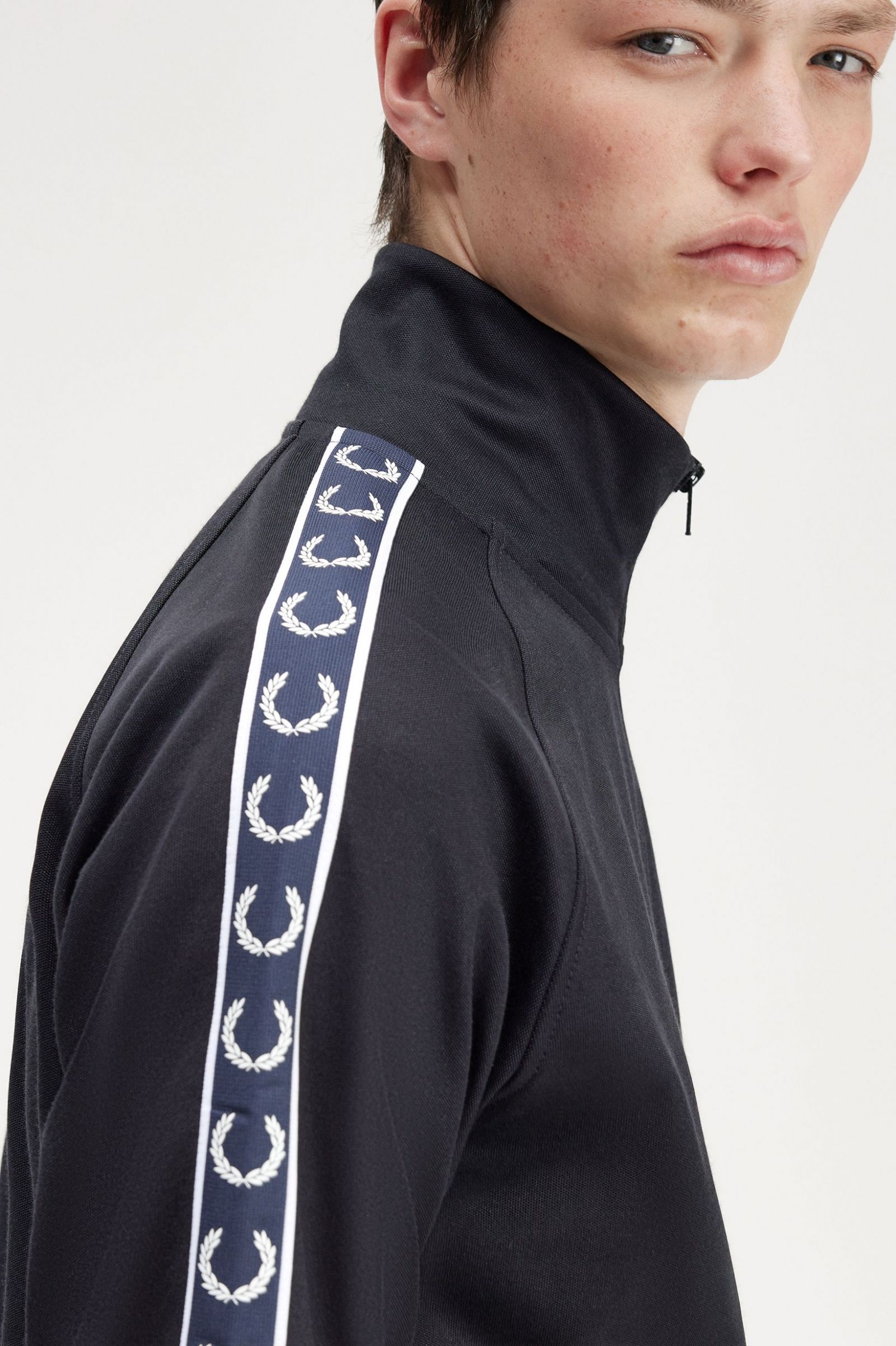 Contrast Tape Track Jacket Navy / Navy 7039126