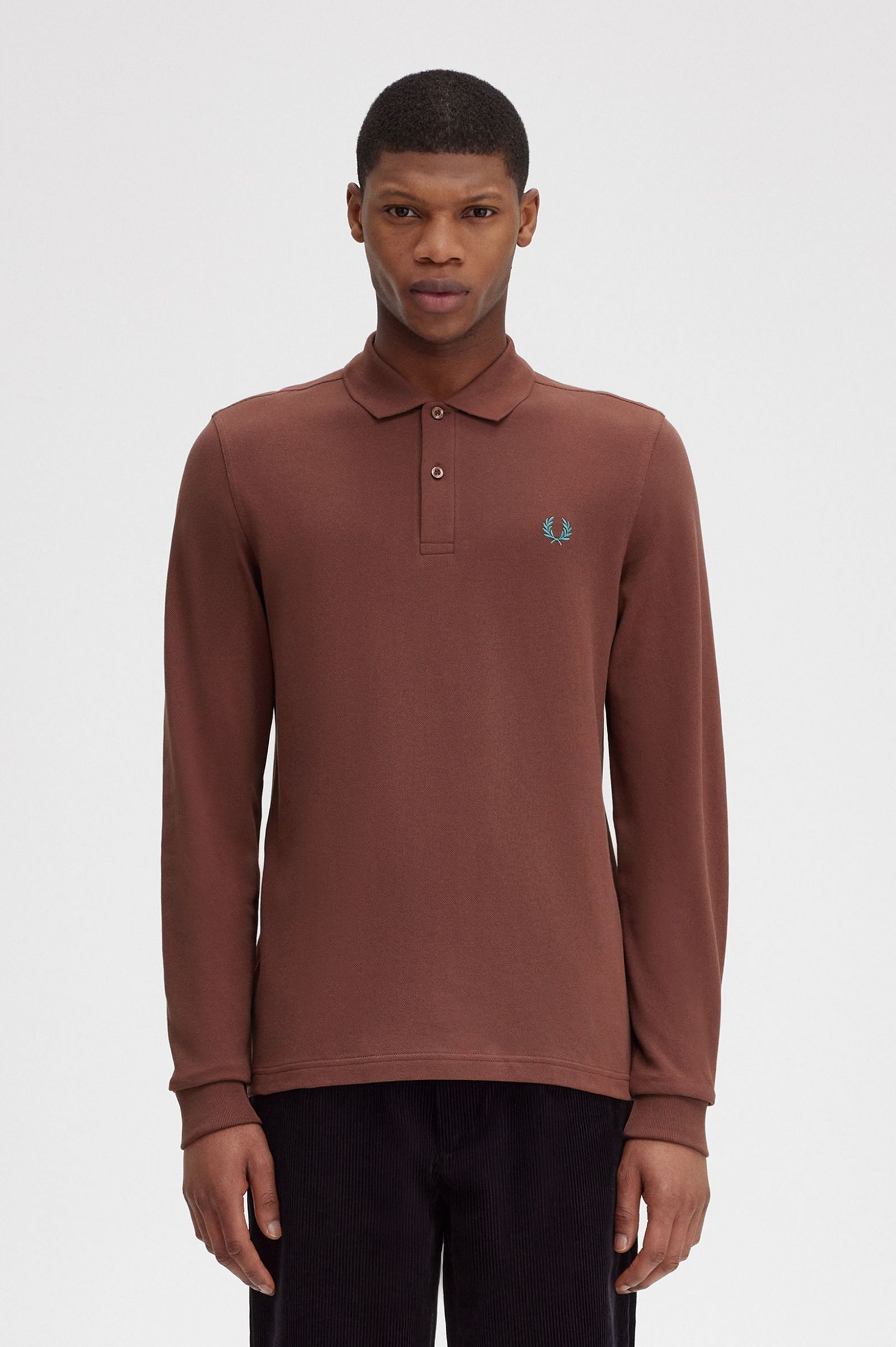 The Fred Perry ShirtM6006 Whisky Brown / Deep Mint 7038516