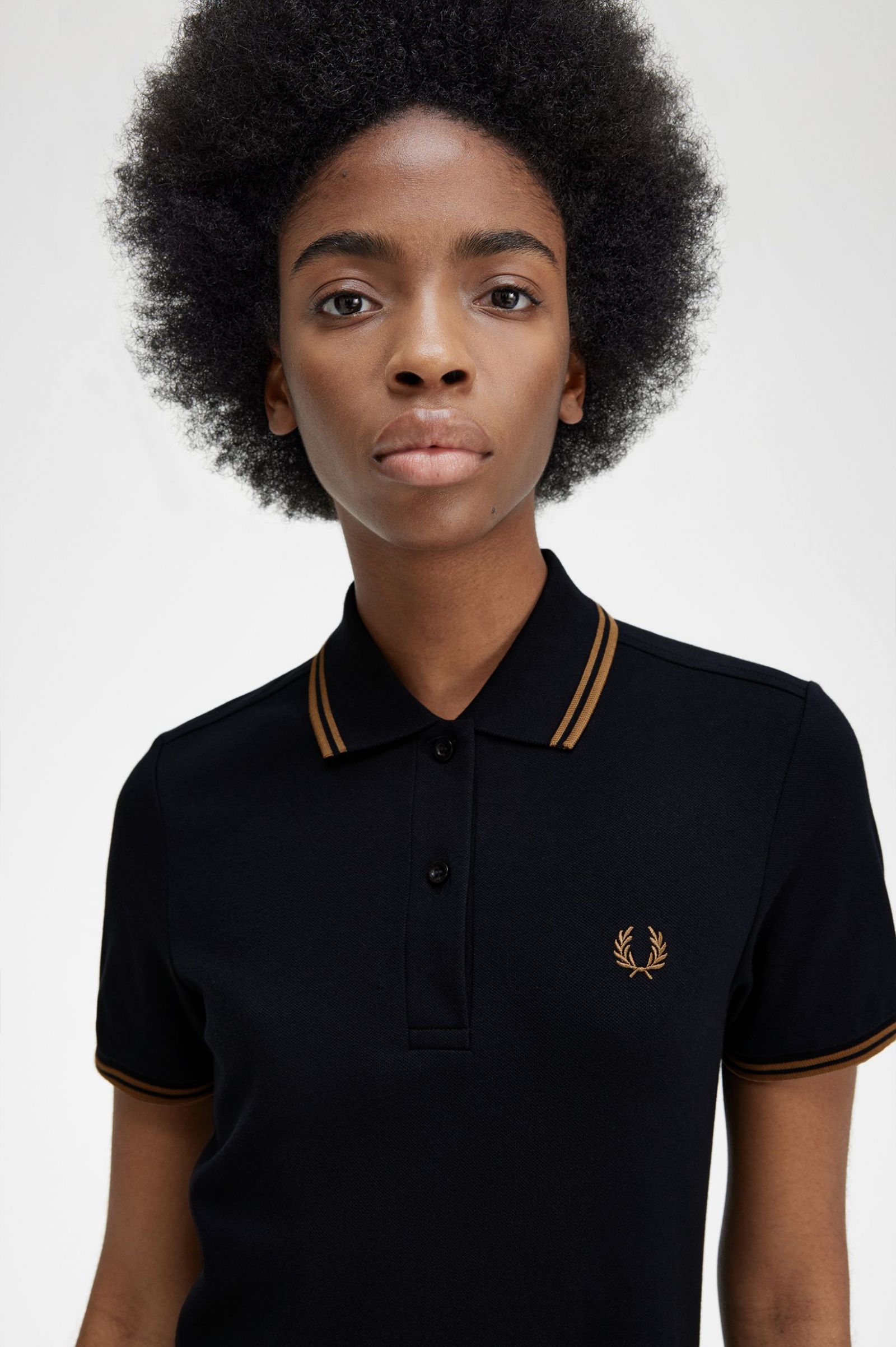 Twin Tipped Fred Perry Shirt Dress Navy 7039302