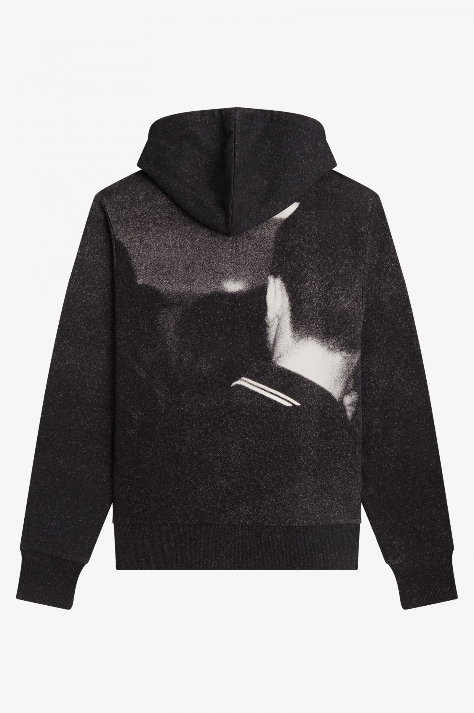 Rave Graphic Hooded Sweatshirt Black 7038876