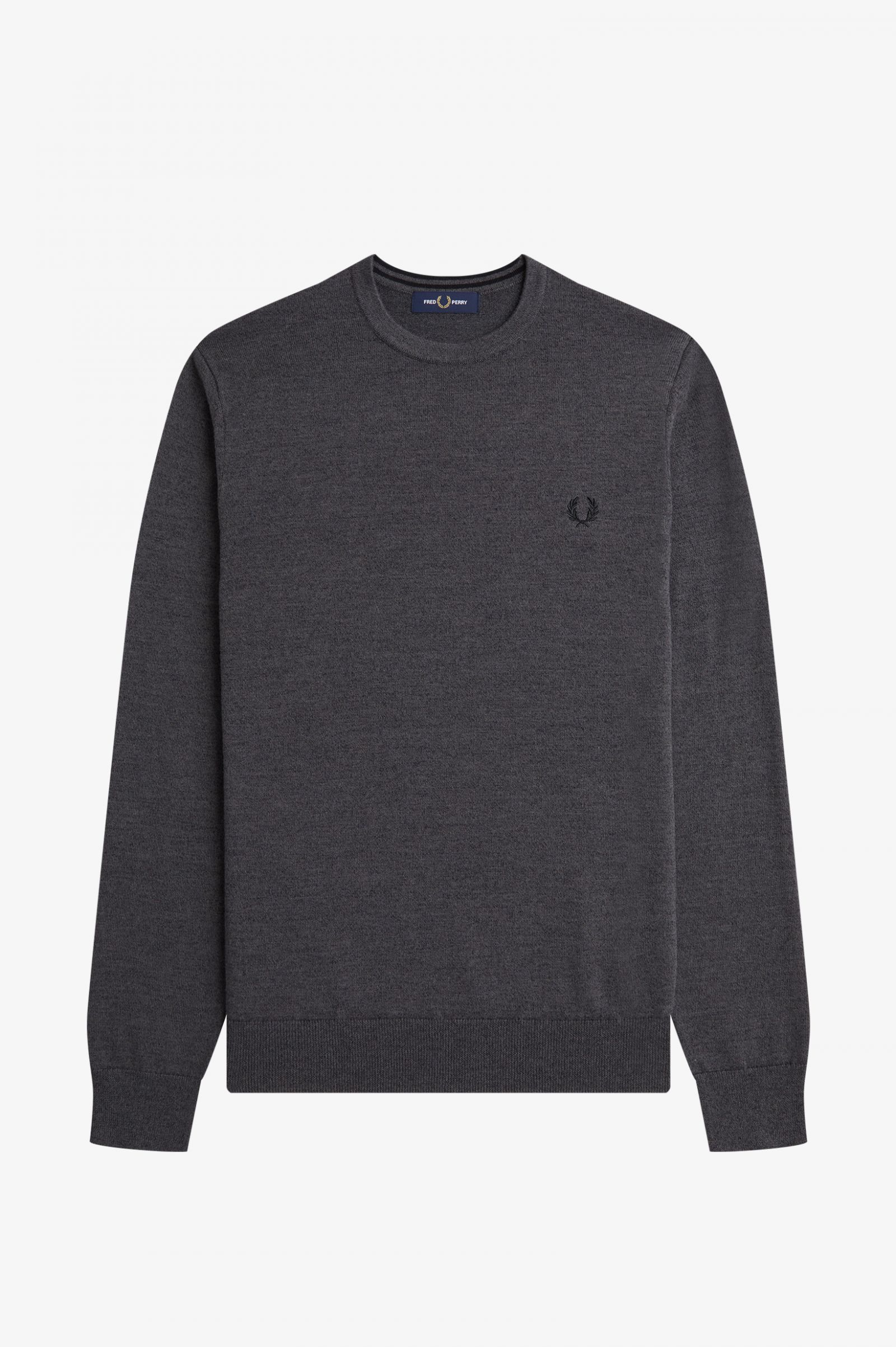 Classic Crew Neck Jumper Dark Grey Marl 7038320