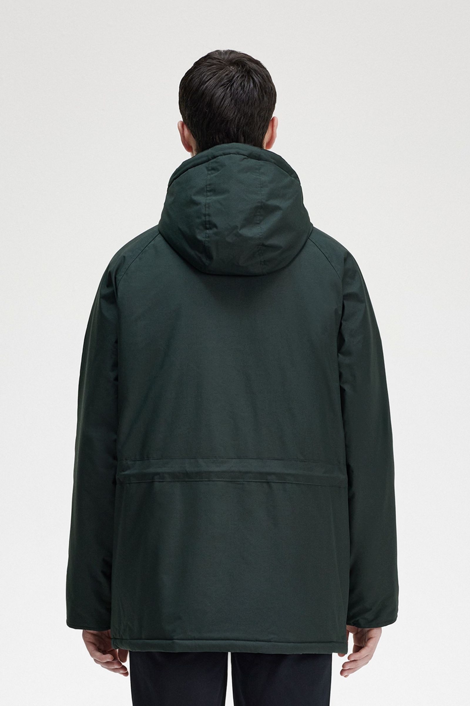 Padded Zip Through Jacket Night Green 7038273