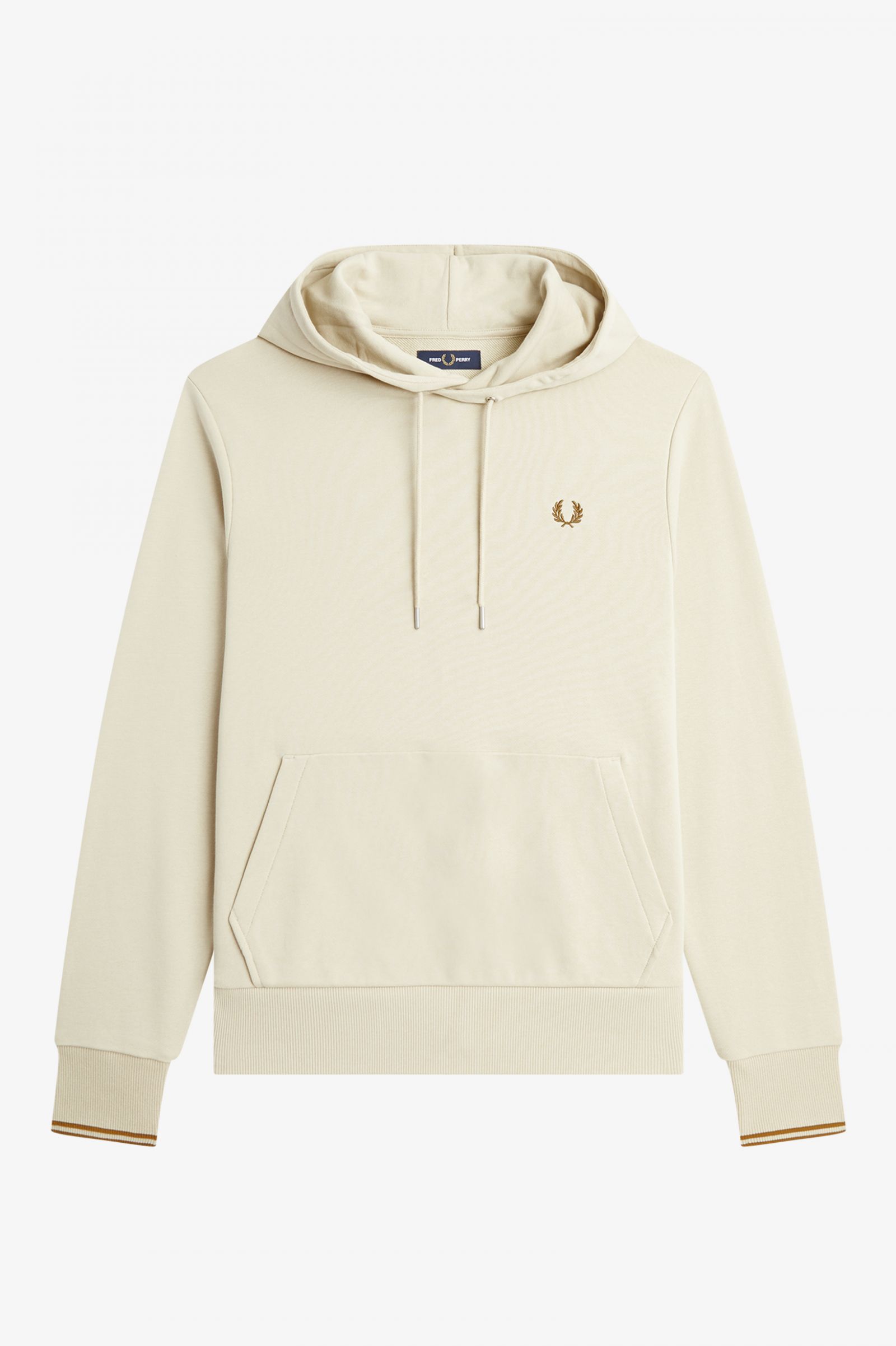 Tipped Hooded Sweatshirt Oatmeal 7038879