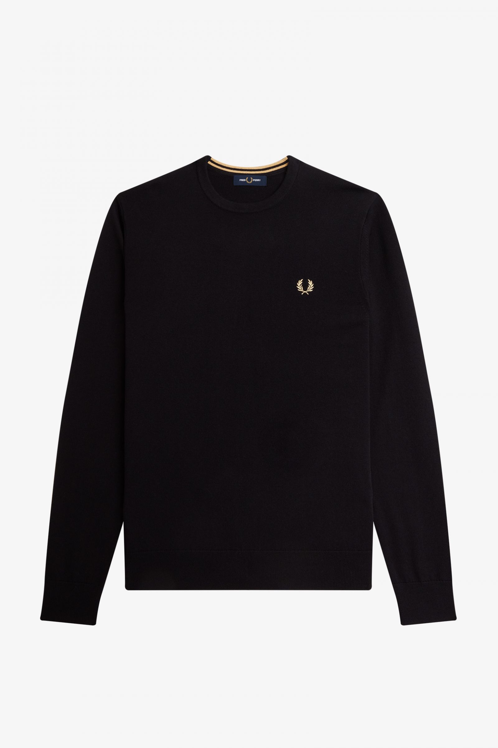 Classic Crew Neck Jumper Black 7038354