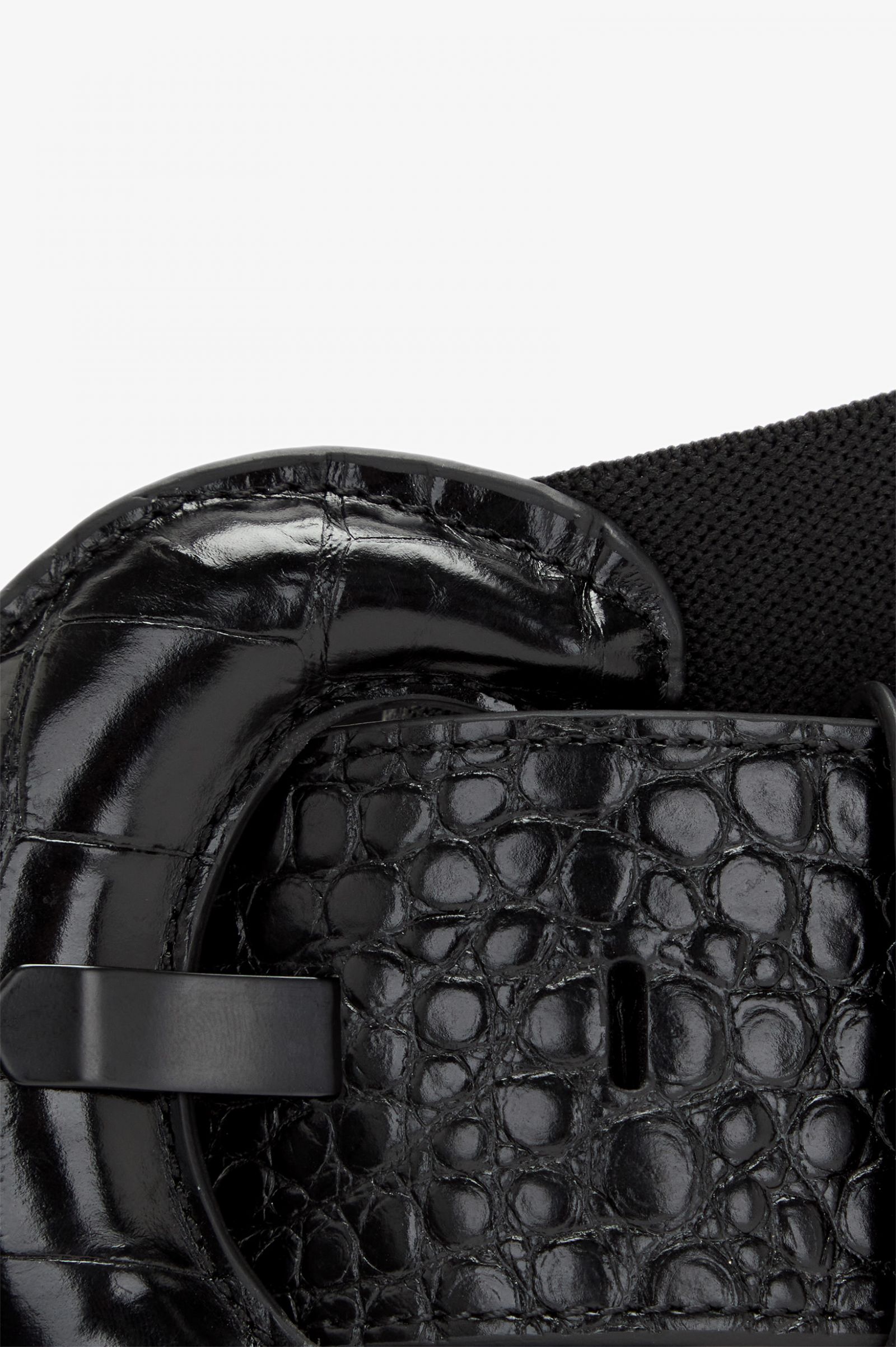 Amy Winehouse FoundationElasticated Leather Belt Black 7037975