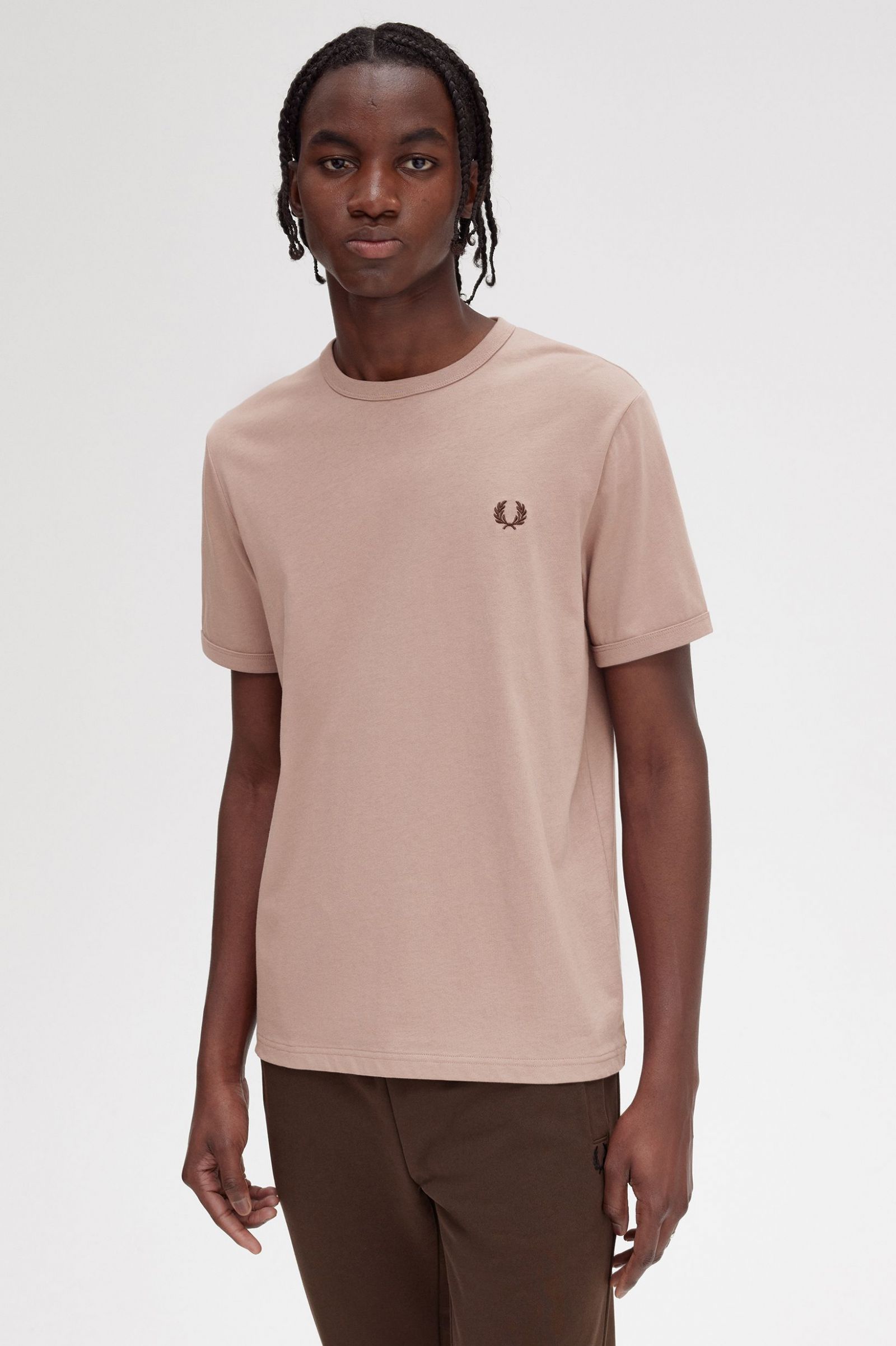 Ringer T-Shirt Dark Pink 7038966