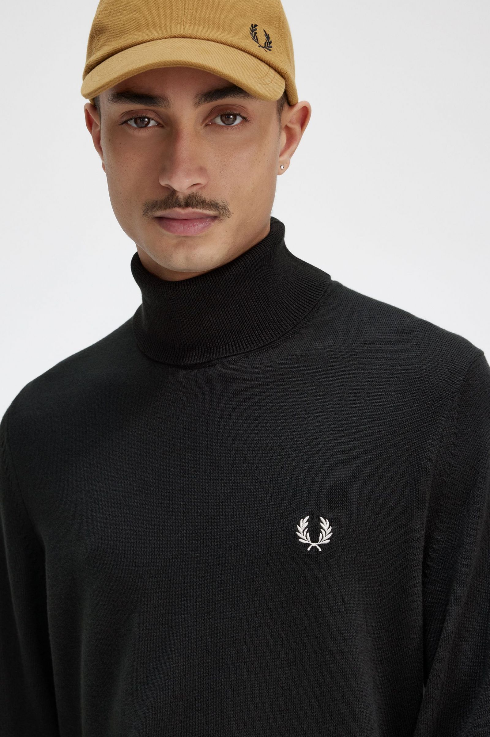 Roll Neck Jumper Night Green 7038307