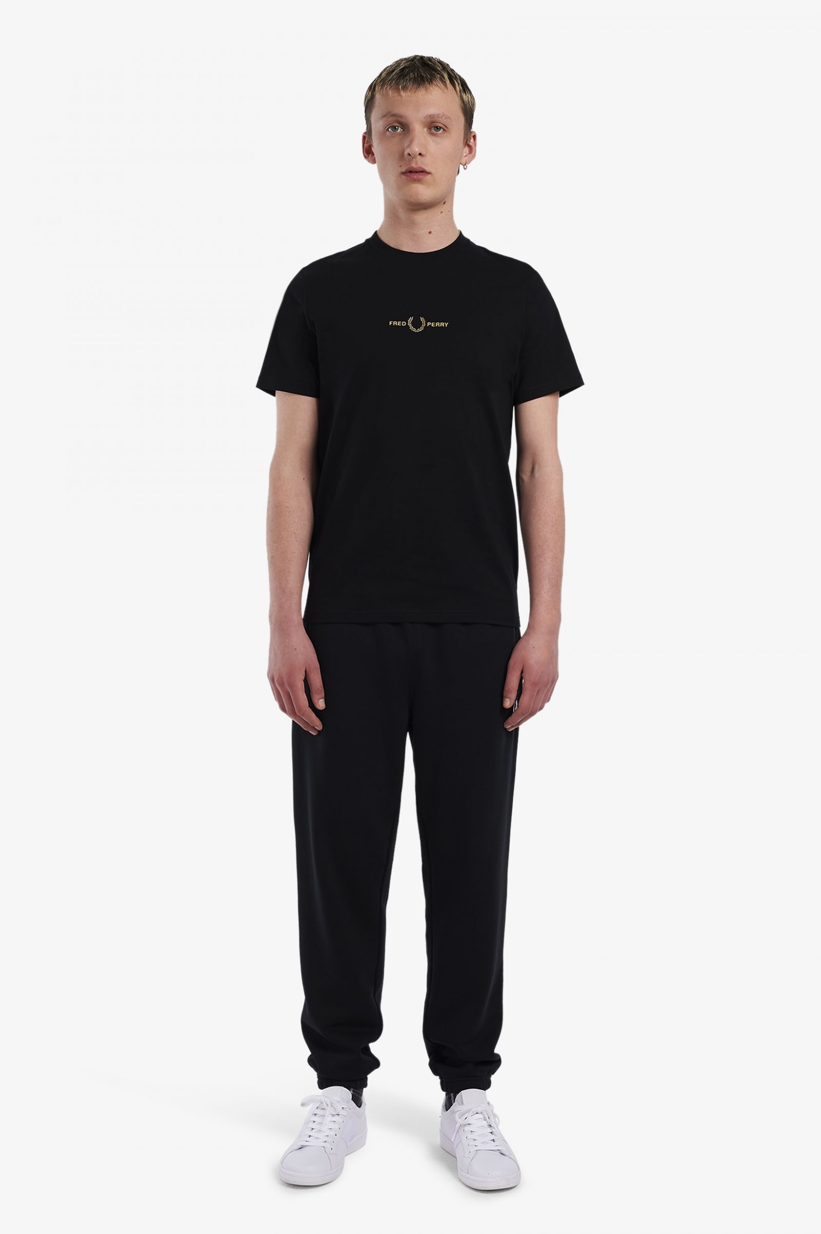 Embroidered T-Shirt Black 7038931