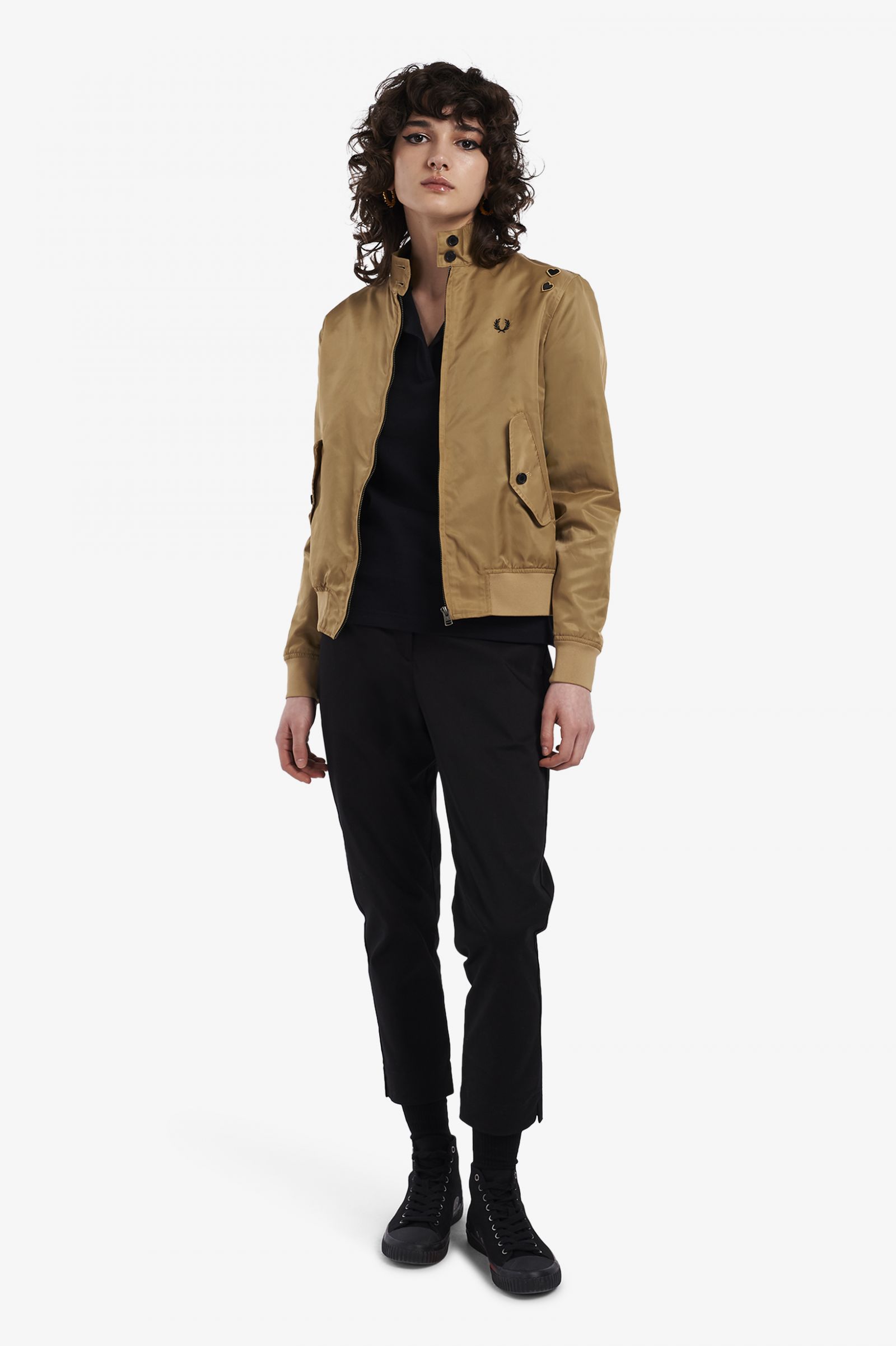 Amy Winehouse FoundationPrinted Lining Zip-Through Jacket Black 7037969