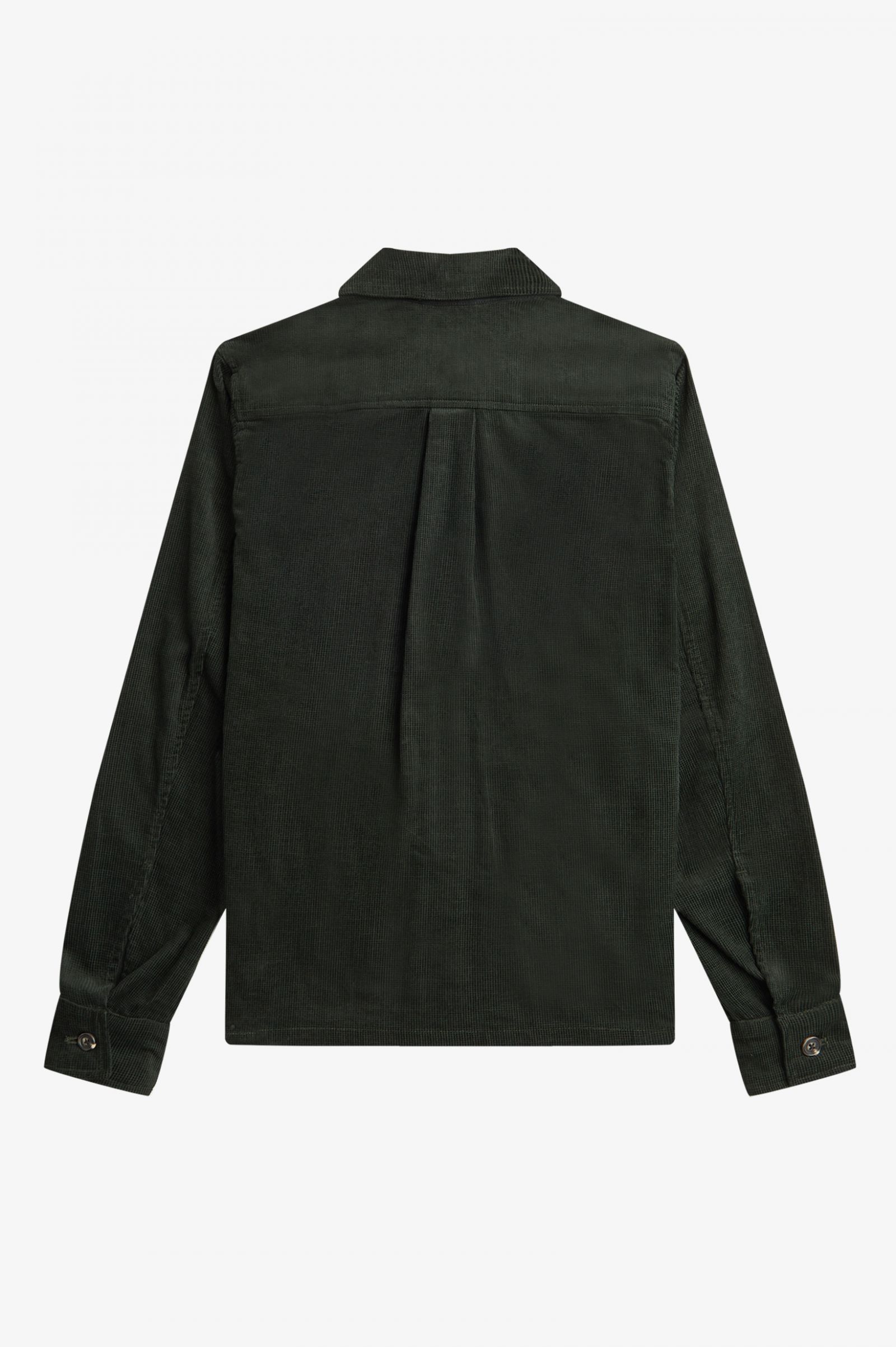 Waffle Cord Overshirt Night Green 7038683
