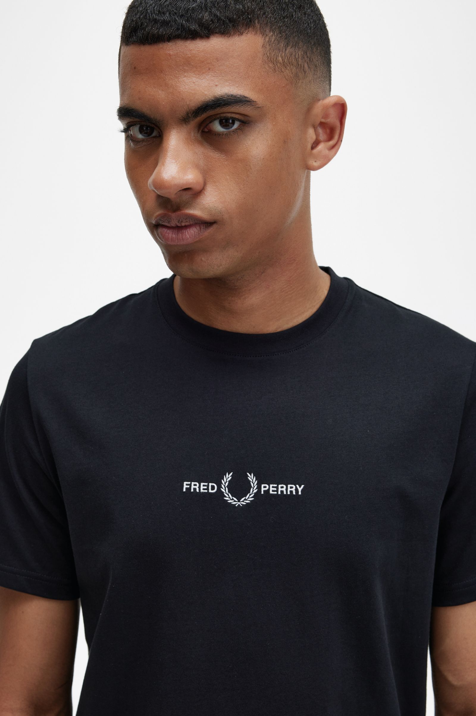 Embroidered T-Shirt Black 7038813