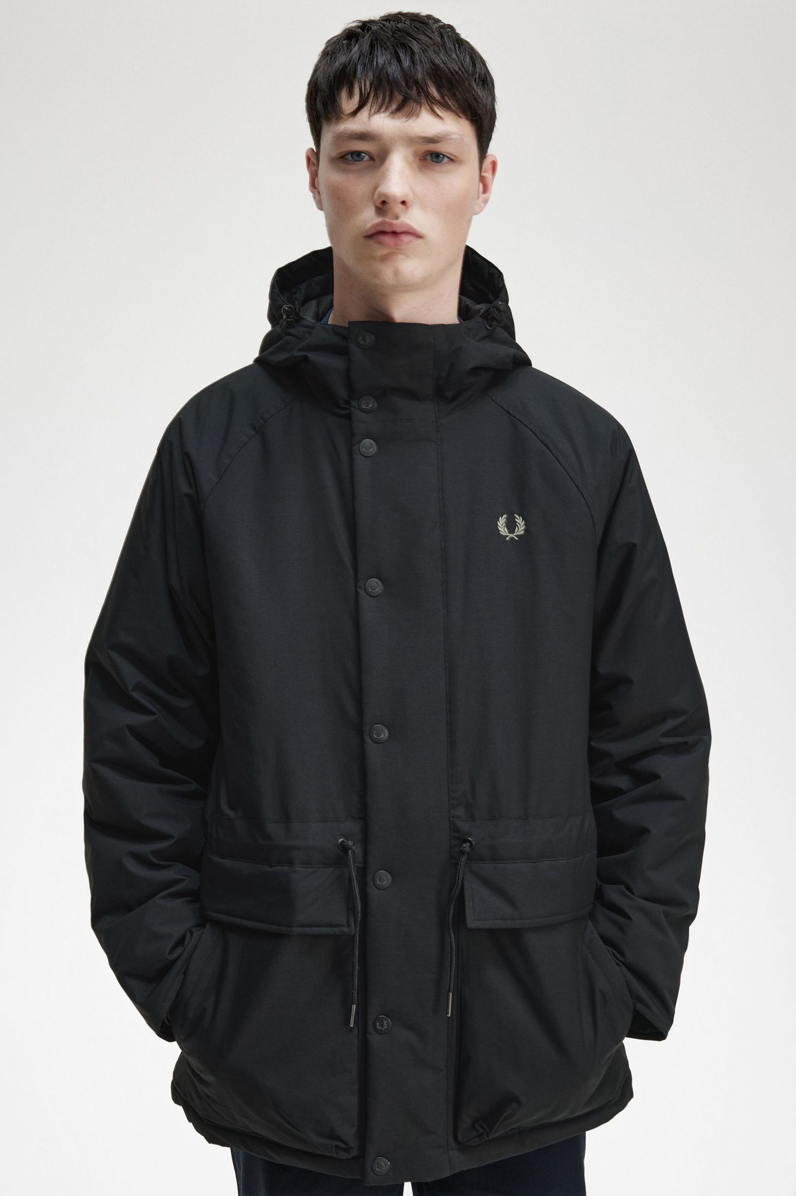 Padded Zip Through Jacket Black 7038296