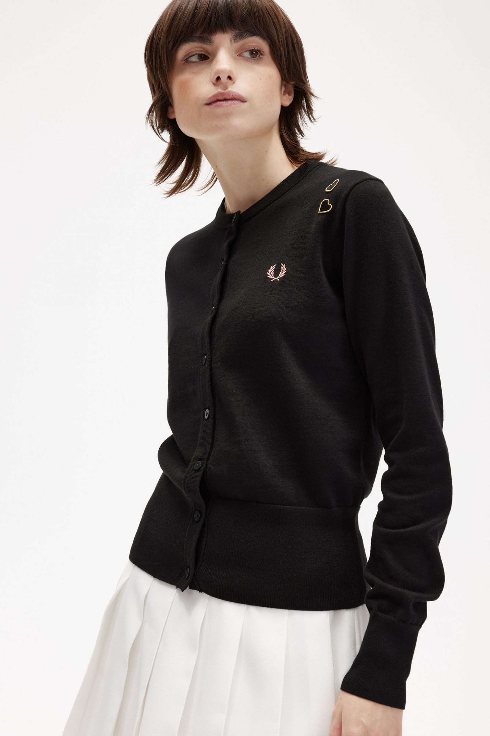 Amy Winehouse FoundationButton-Though Cardigan Black 7039252