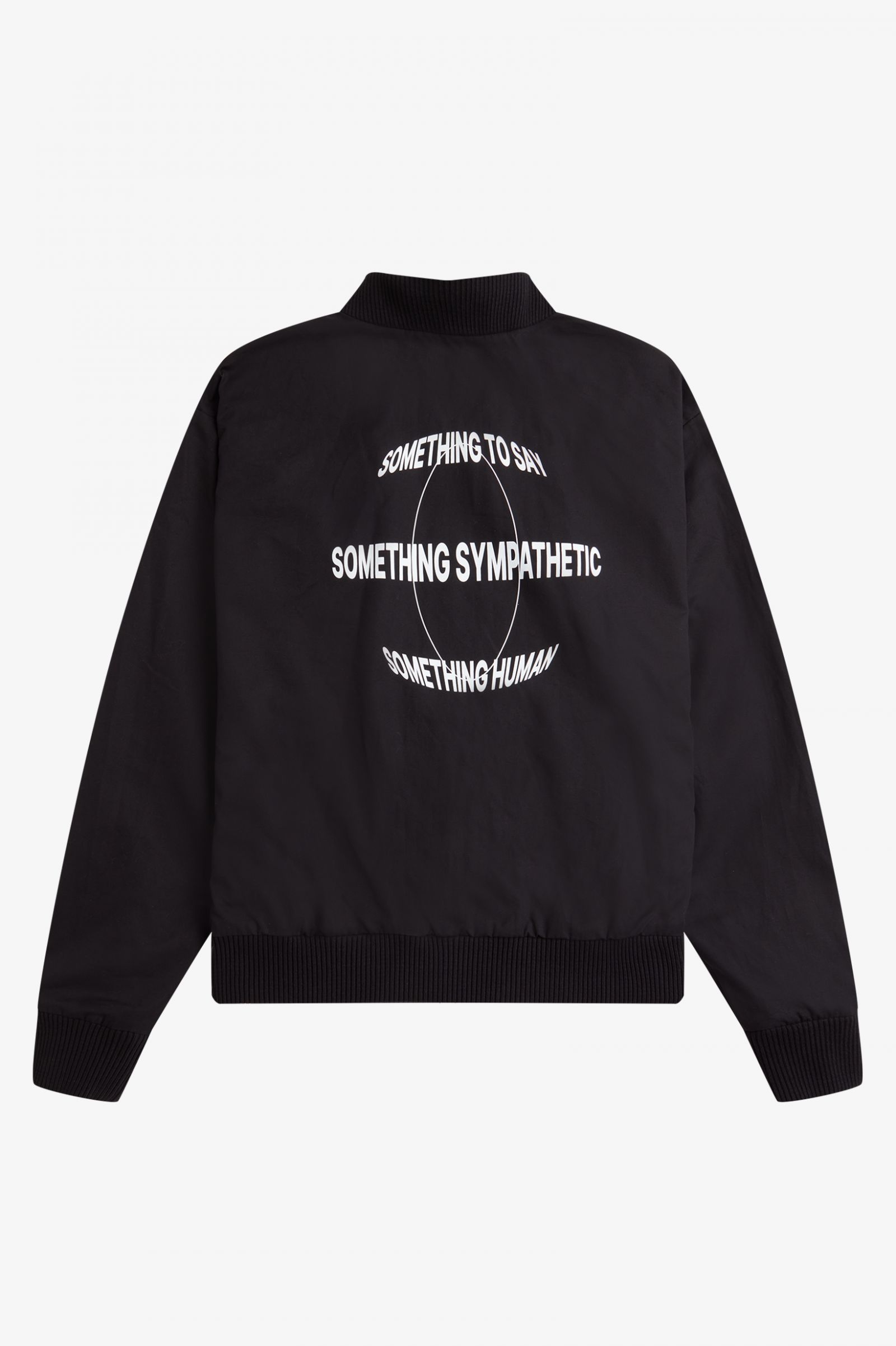 Raf SimonsPrinted Bomber Jacket Black 7038295