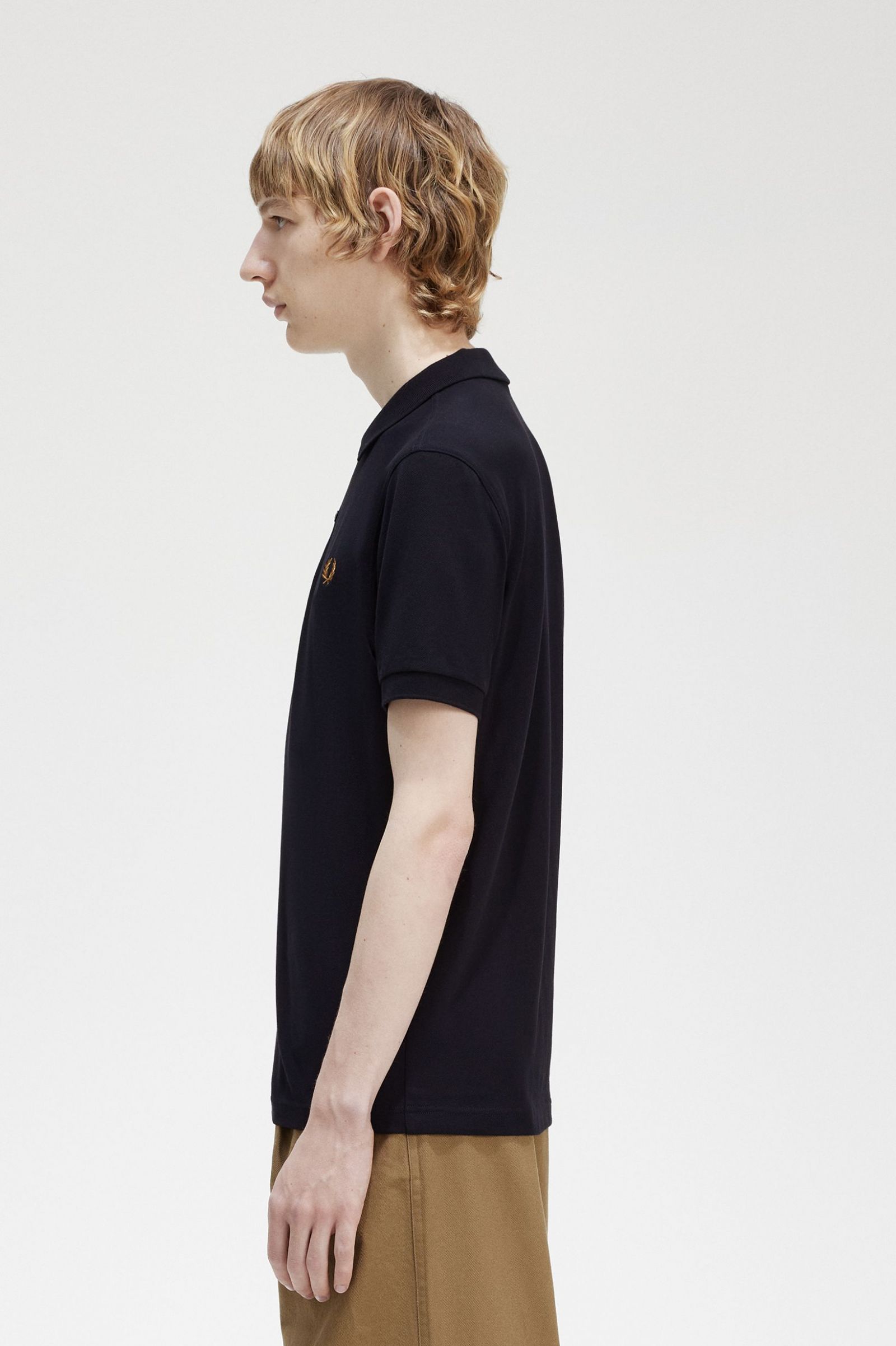 The Fred Perry ShirtM6000 Navy / Dark Caramel 7038693