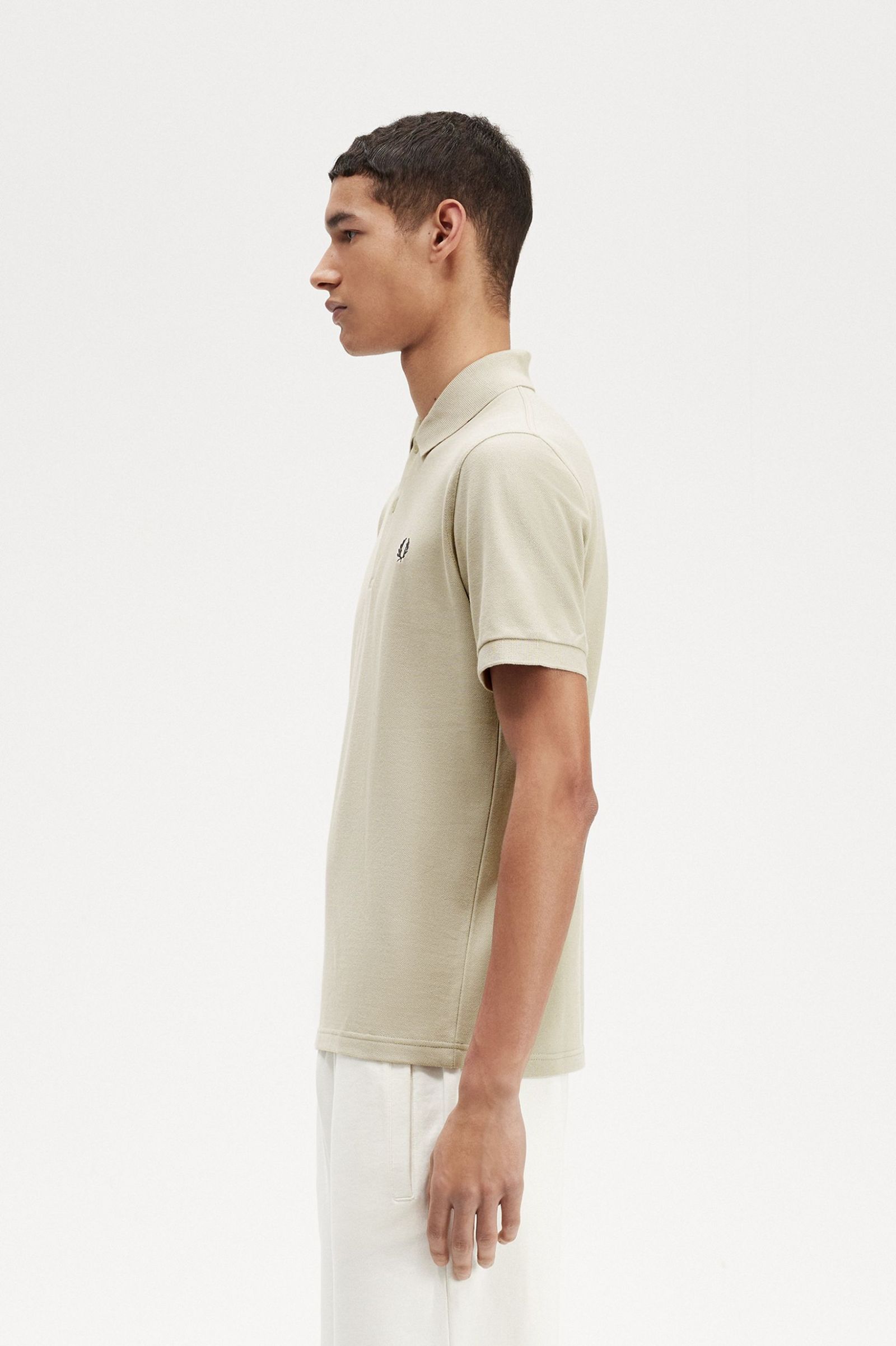 The Fred Perry ShirtM3 Light Oyster / Navy 7039056