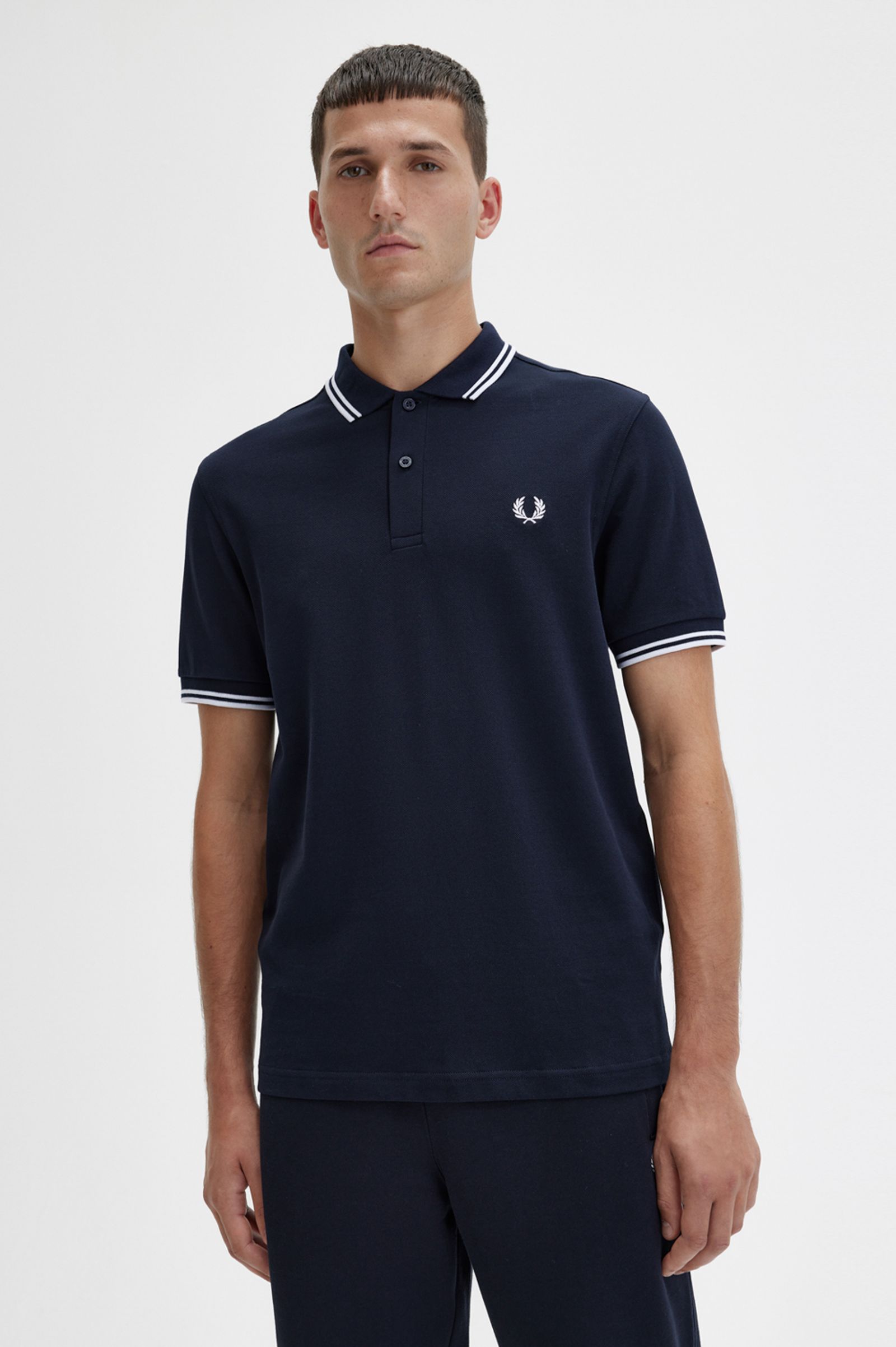 The Fred Perry ShirtM3600 Navy / White / White 7038587