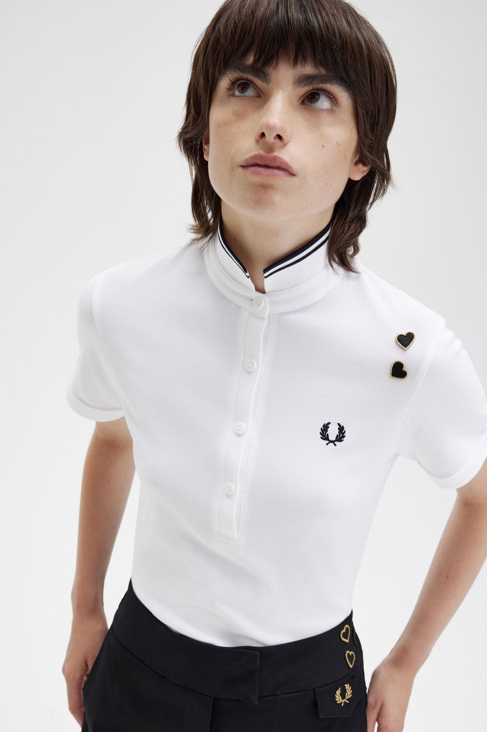 Amy Winehouse FoundationAmy Fred Perry Shirt White 7039406
