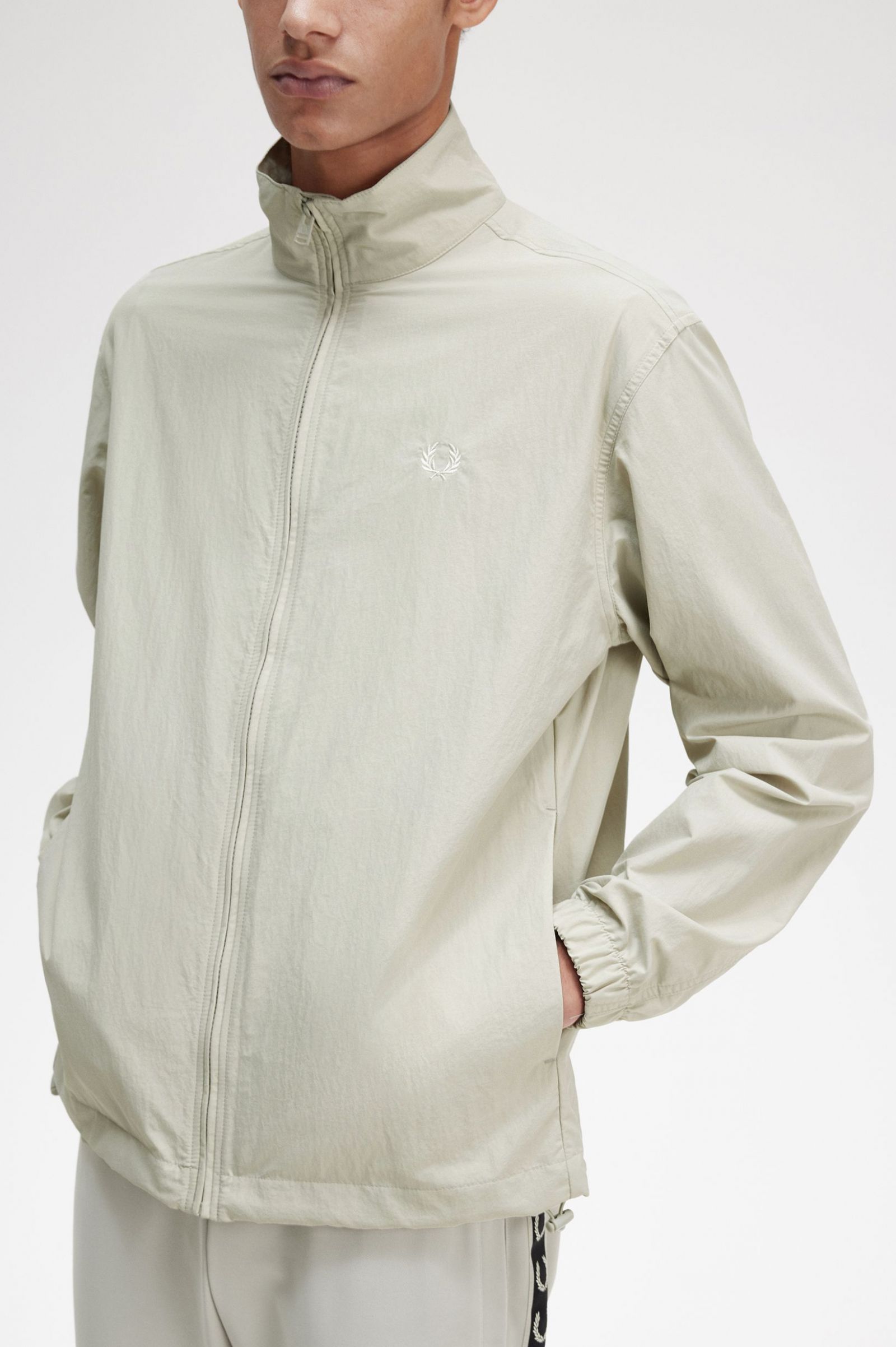 Woven Track Jacket Light Oyster 7039124