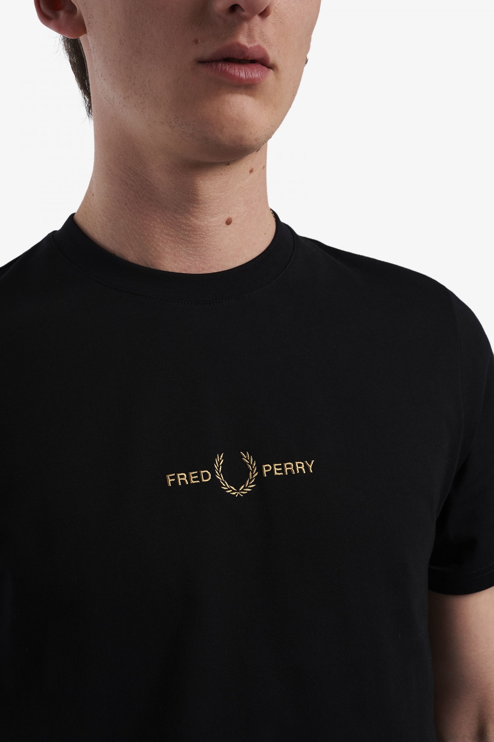 Embroidered T-Shirt Black 7038931