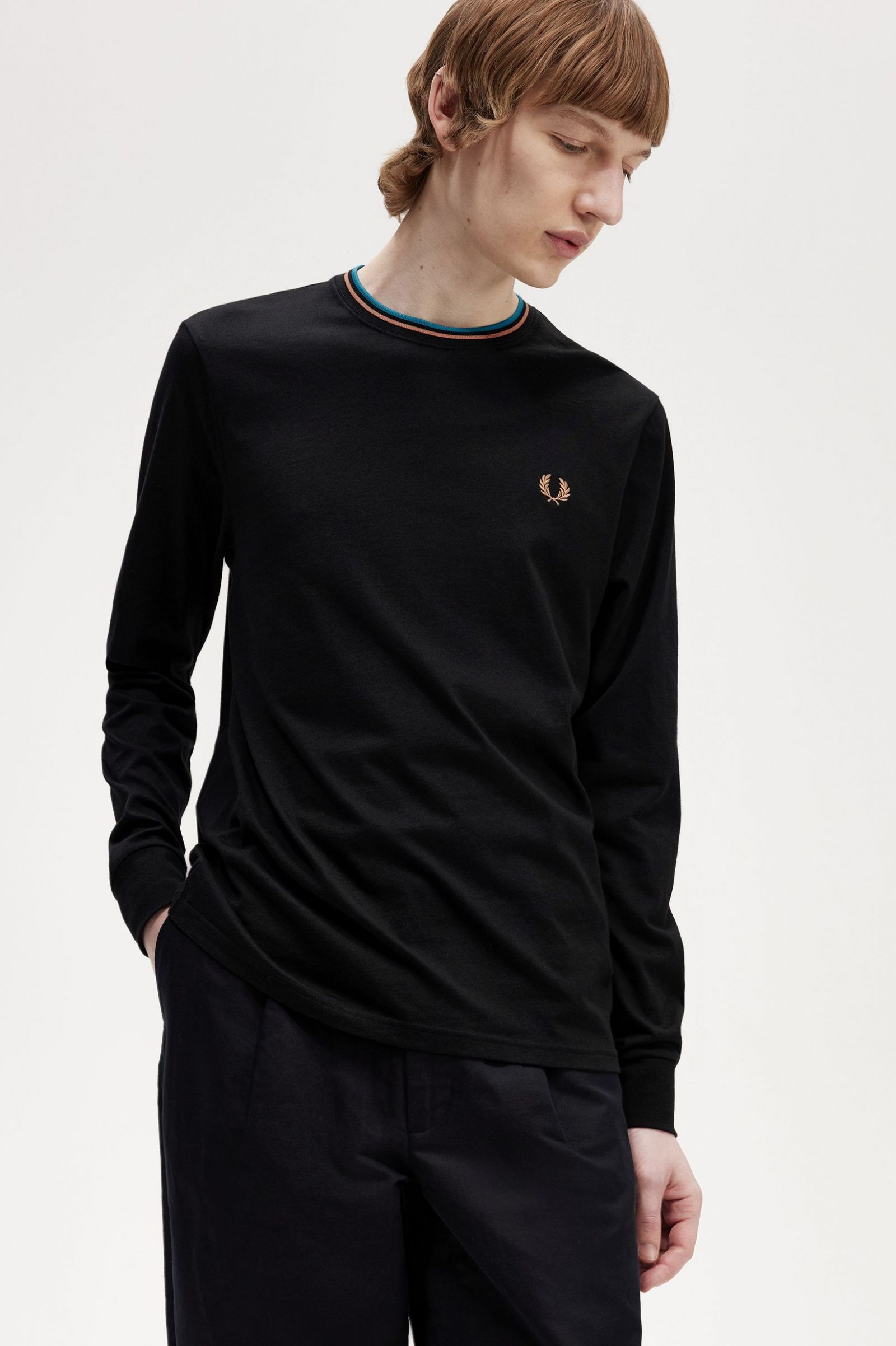 Twin Tipped T-Shirt Black / Cyber Blue / Light Rust 7038952