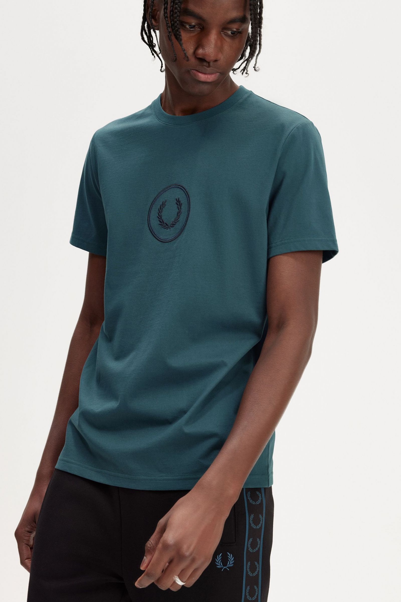 Circle Branding T-Shirt Petrol Blue 7038963