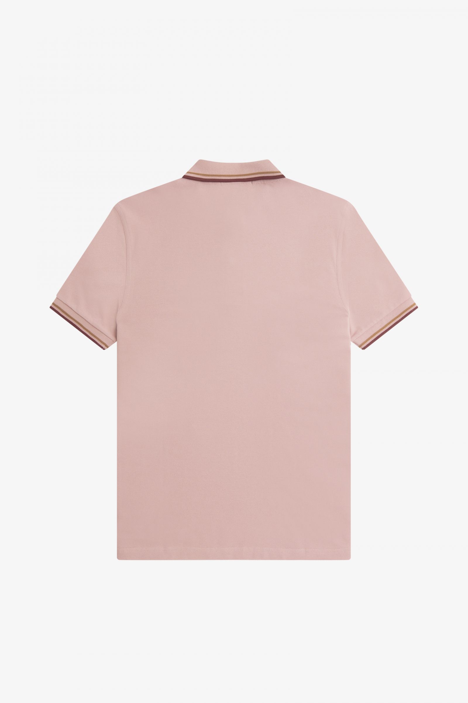 The Fred Perry ShirtM3600 Dusty Rose Pink / Shaded Stone / Oxblood 7038613