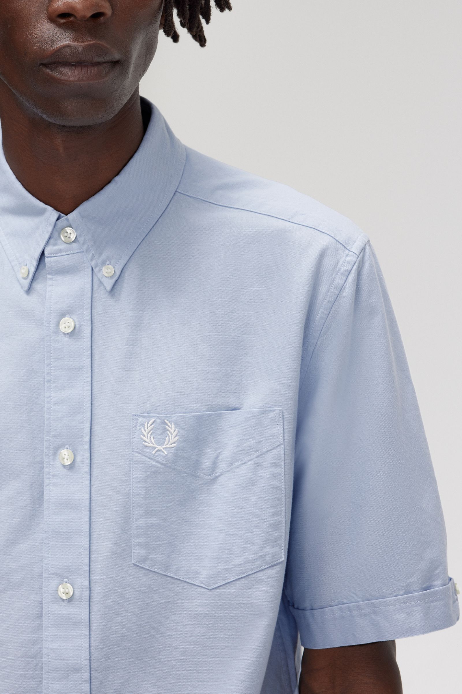 Oxford Shirt Light Smoke 7038735